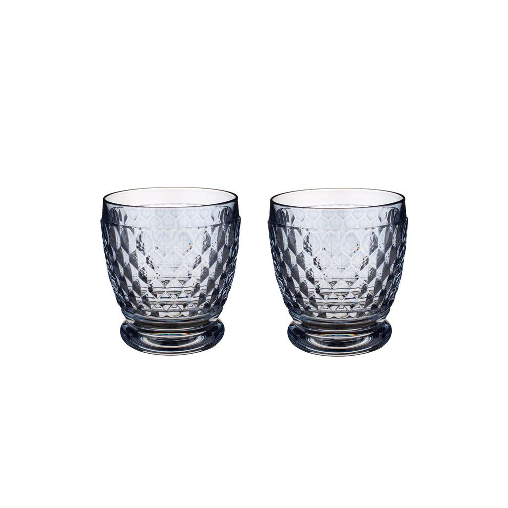 Villeroy & Boch Gläser-Set Boston coloured Becher blue Set 2tlg., 2-tlg., Glas, Kristallglas, spülmaschinenfest, Made in Germany