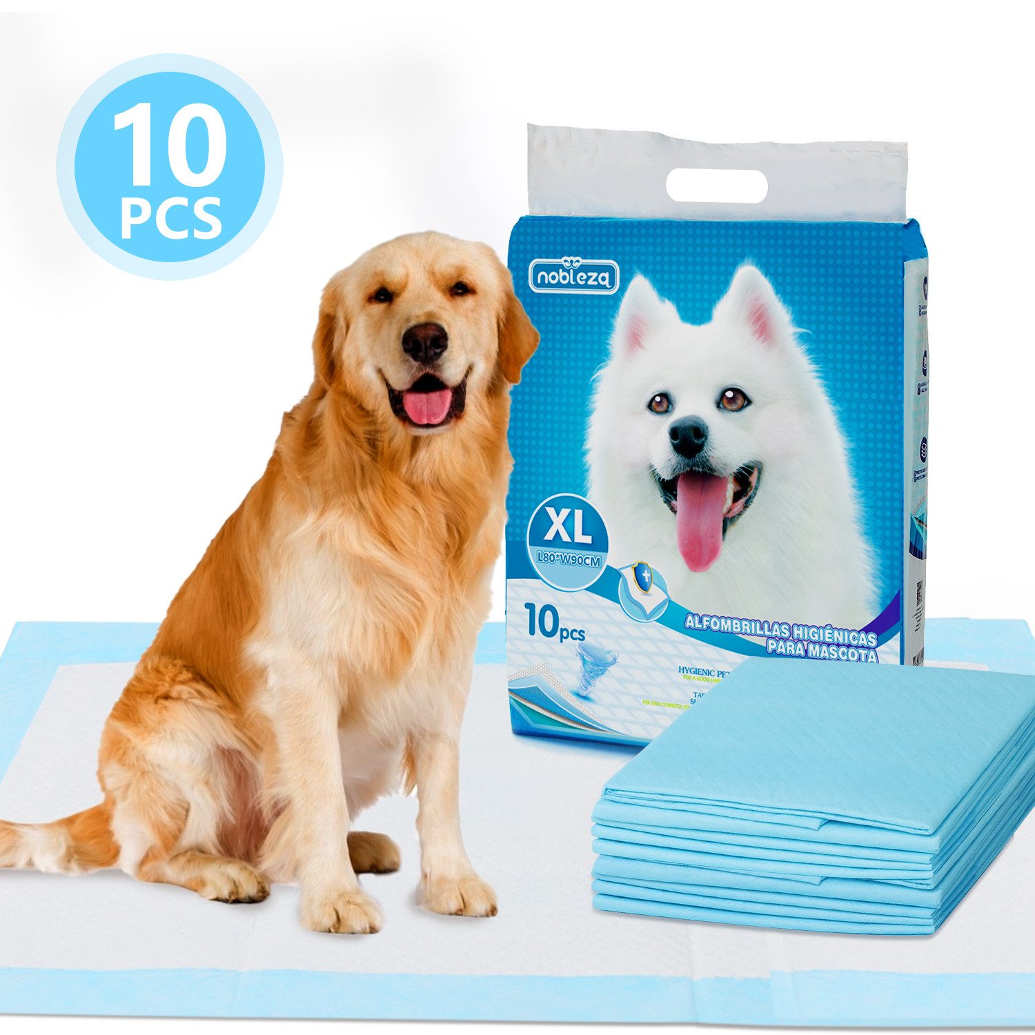 nobleza Hundewindel Ultra saugfähige Hunde Trainingsunterlagen Welpenunterlage von nobleza