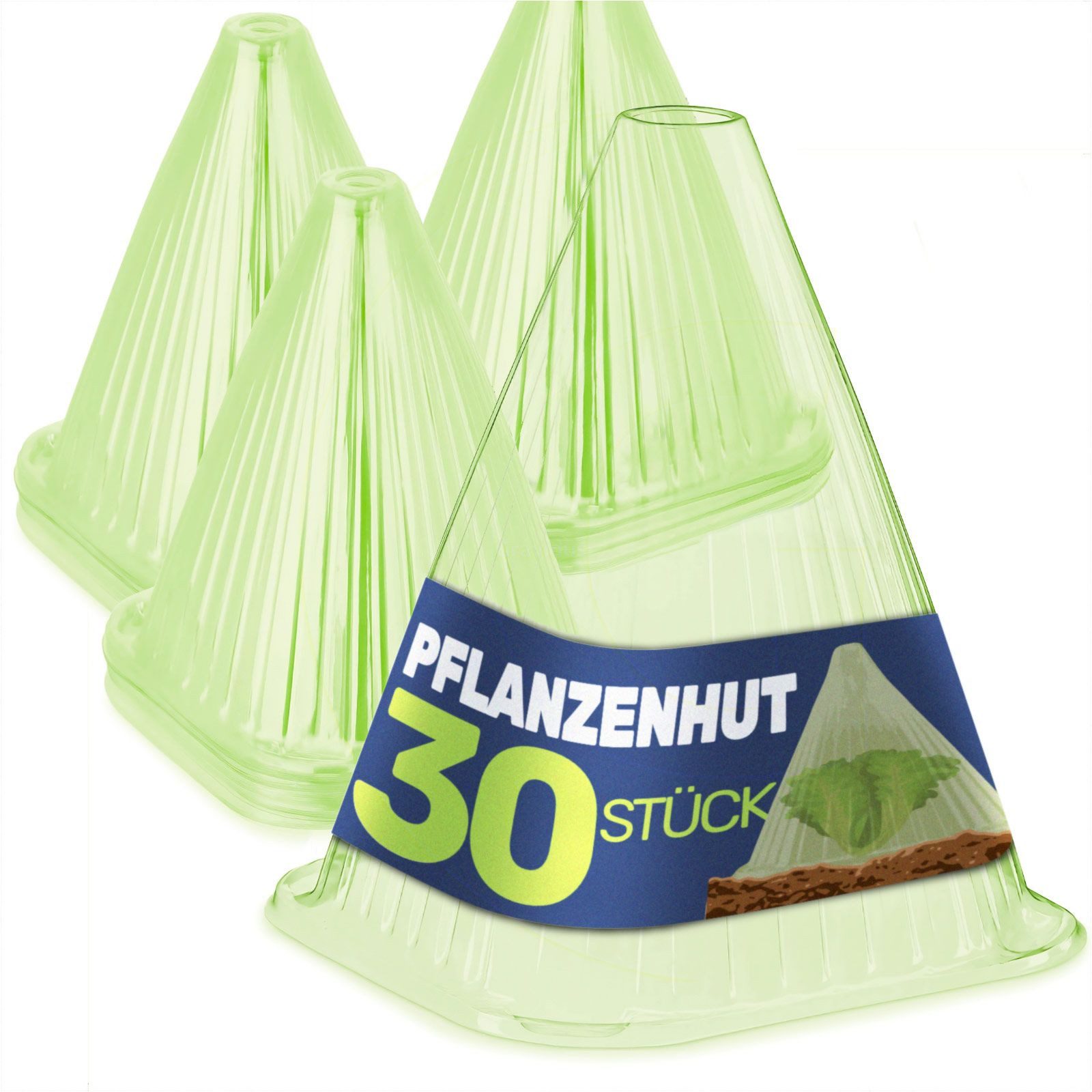 Schneckenkante Pflanzenhut Pflanzenschutz Pflanzen Pflanzhilfe Gartenglocken Set