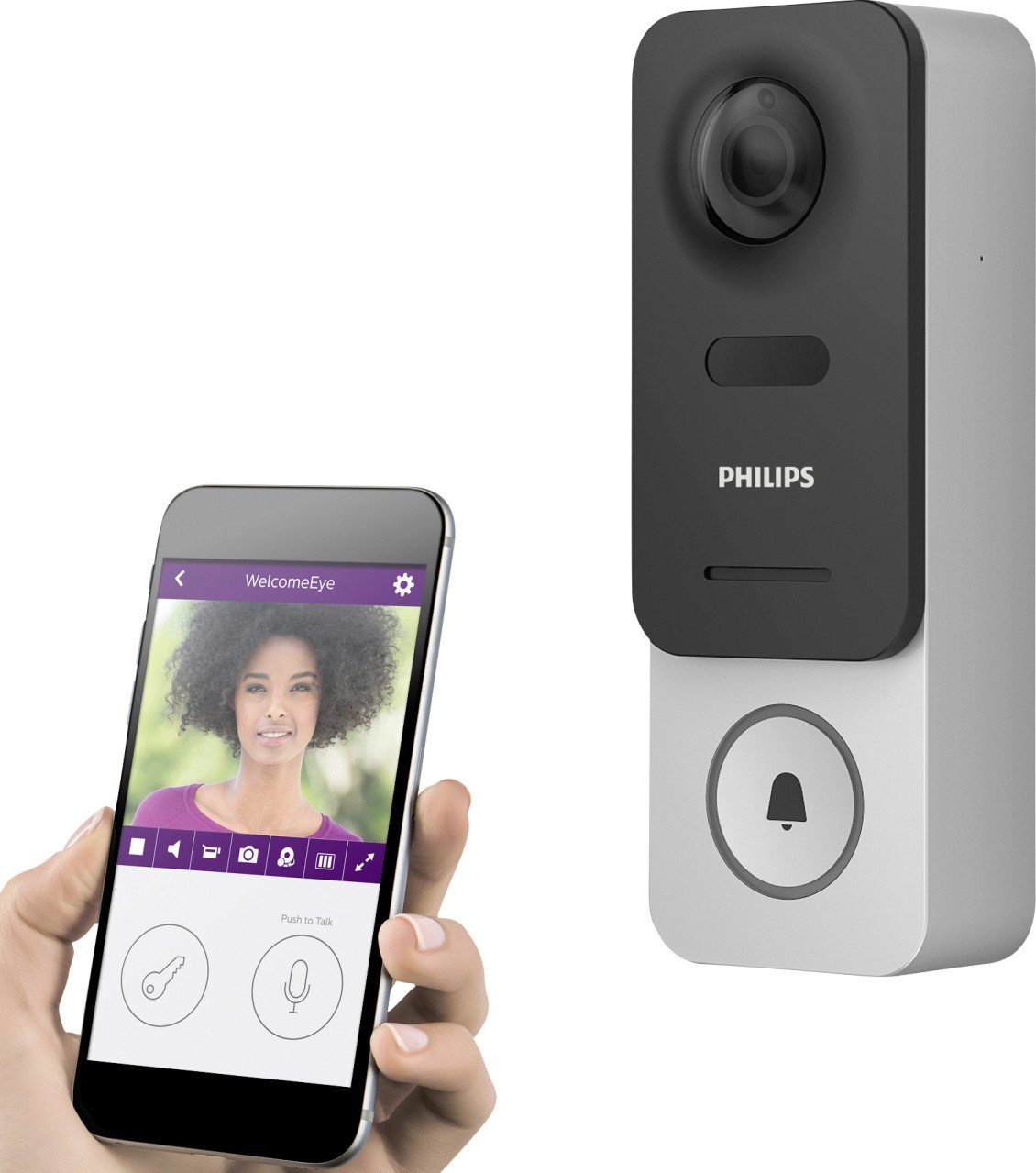 Philips Video-Türsprechanlage Philips Drahtlose Gegensprechanlage WelcomeEye
