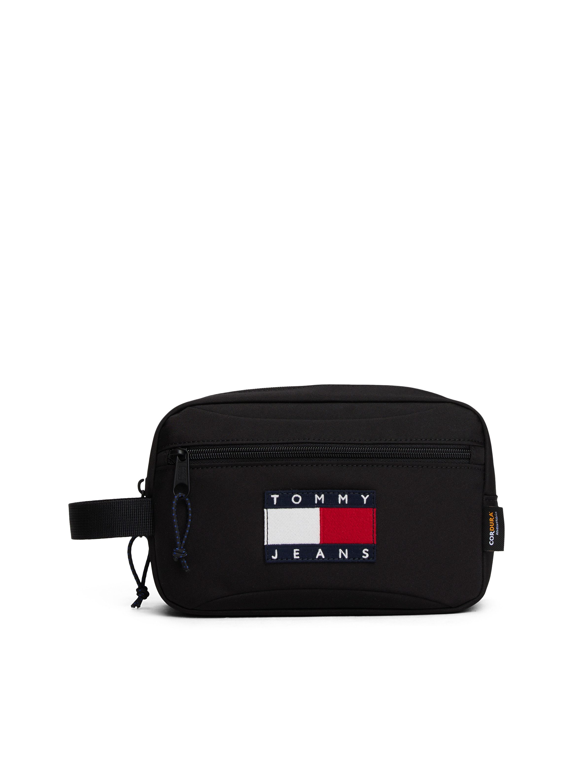 Tommy Jeans Kulturbeutel TJM ARCHIVE WASHBAG, Unisex Minibag, Kosmetiktasche mit Tommy Jeans Logoaufnäher