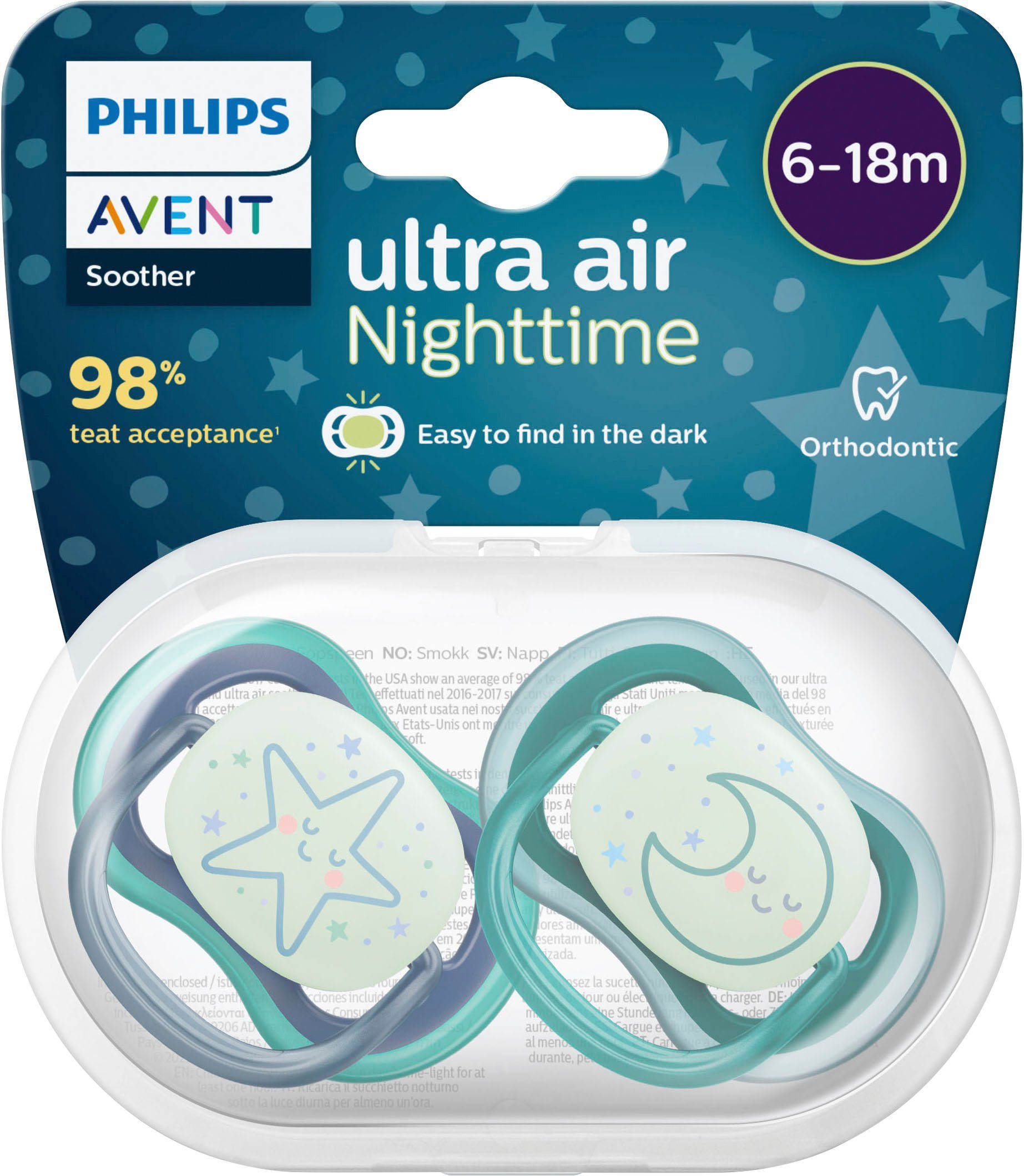 Philips AVENT Schnuller ultra air SCF376, bis 6 M.