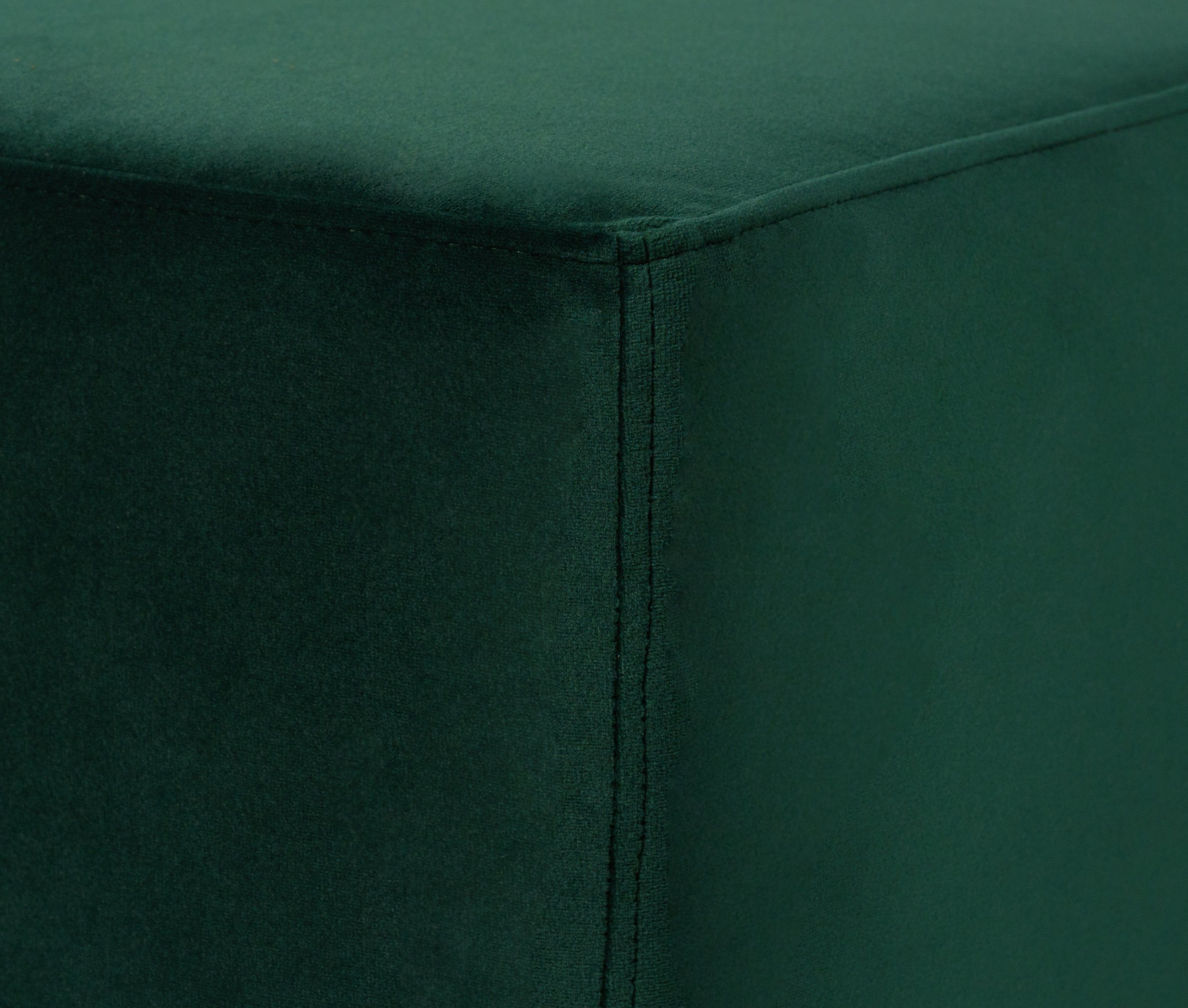'George' 4 Elements Samt 2m, Sitzer (Samt) Grün 2 od. gemütlich Stoff-Bezug AMARIS Sofa Größen Couch