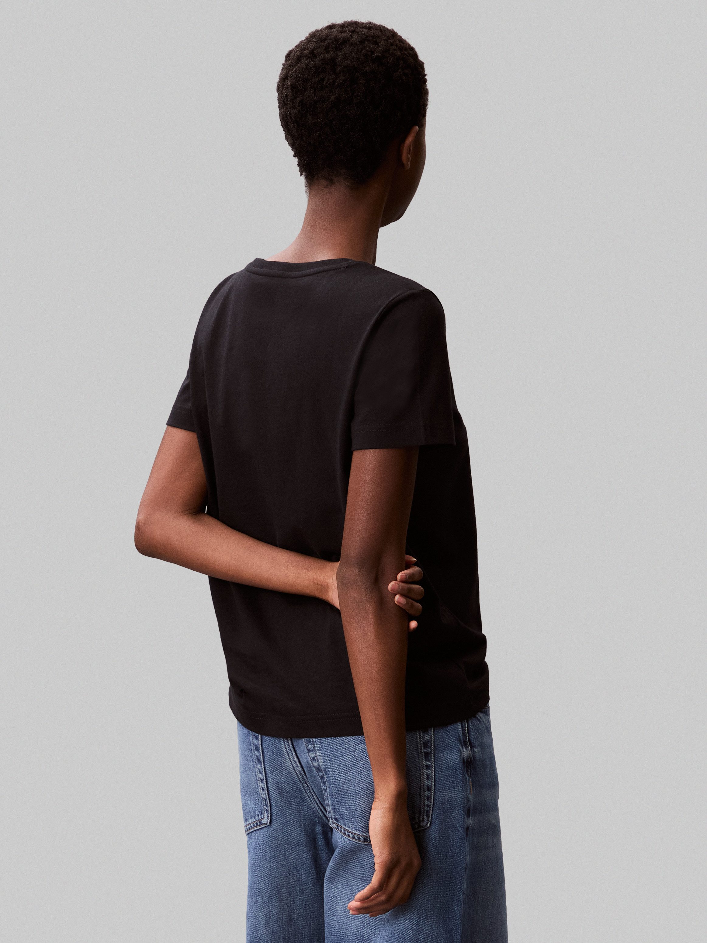 Calvin Klein Jeans T-Shirt Archive Jersey Vnk Tee EU Mit V-Ausschnitt günstig online kaufen