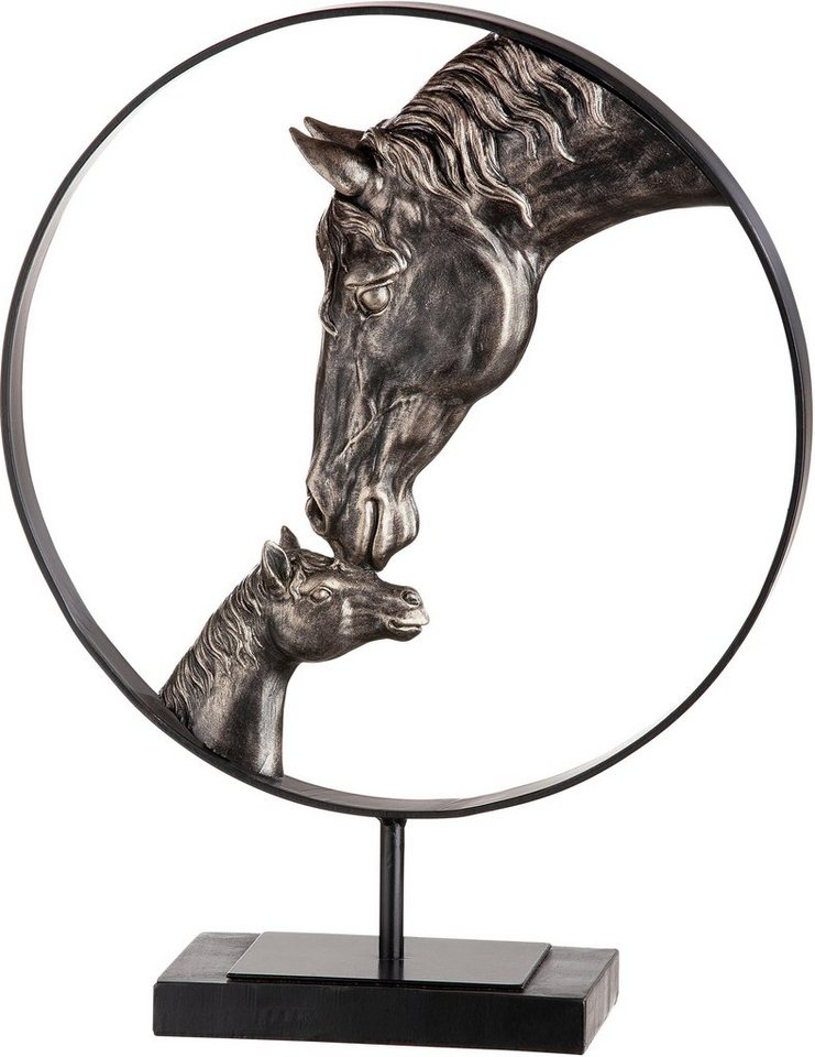 Casablanca by Gilde Tierfigur Skulptur Pferdemutter (1 St), Maße: H.41cm x  B.32,5cm x