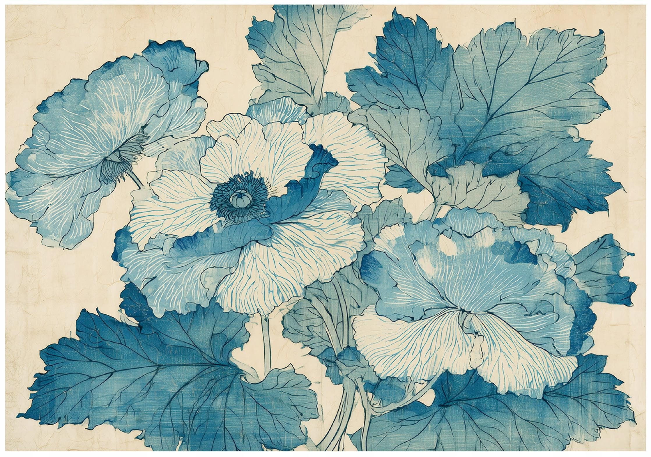 Wallarena Fototapete Blumen UV-beständig inkl. Kleister Schlafzimmer Wohnzimmer 400x280 cm, glatt, 150 x 105 cm