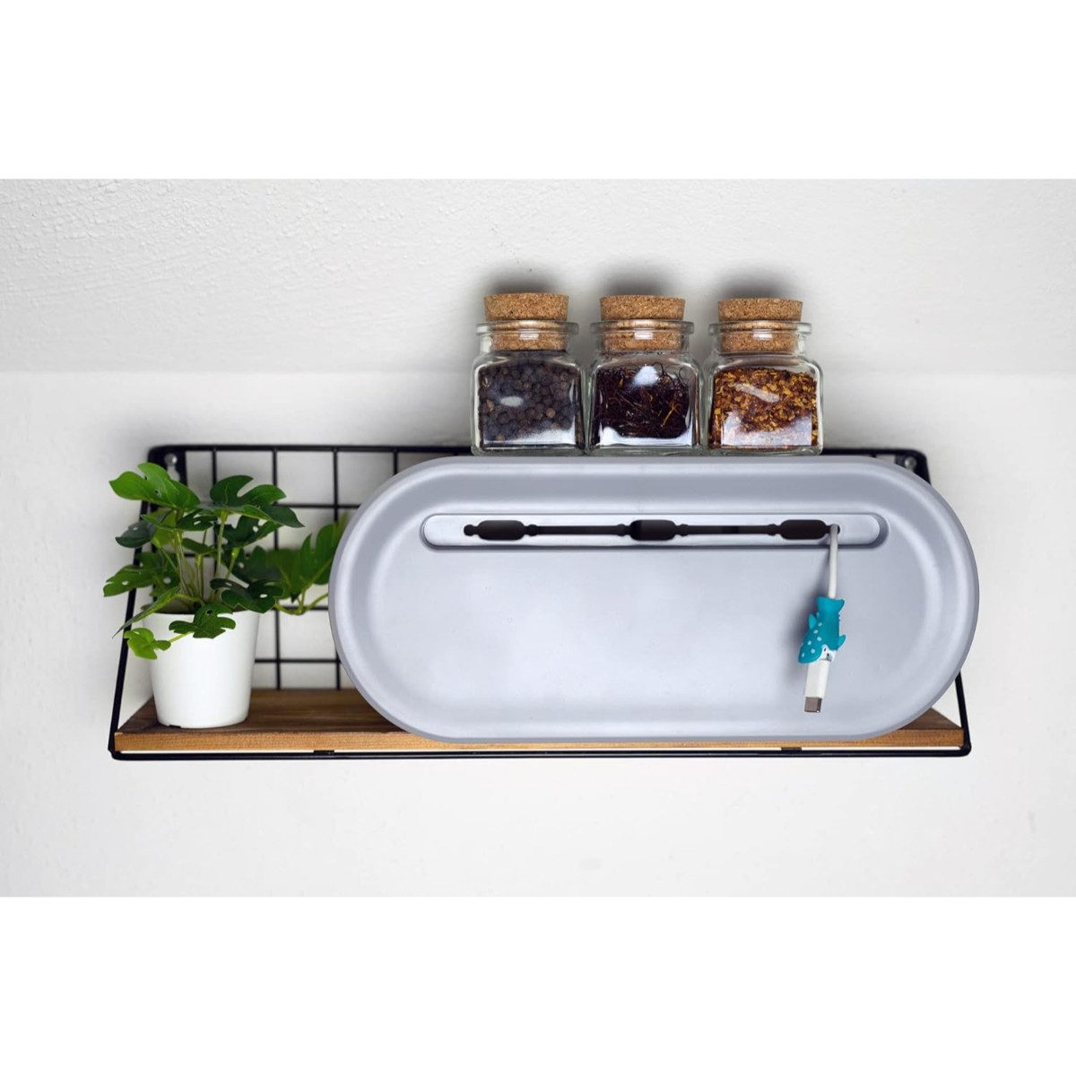 COFI 1453 Kabelbox Kabel-Organizer-Box zum verstecken von Mehrfachsteckdosen