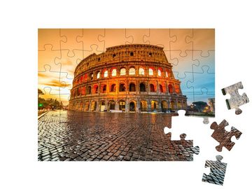 puzzleYOU Puzzle Rom, das Majestic-Kolosseum. Italien, 48 Puzzleteile, puzzleYOU-Kollektionen