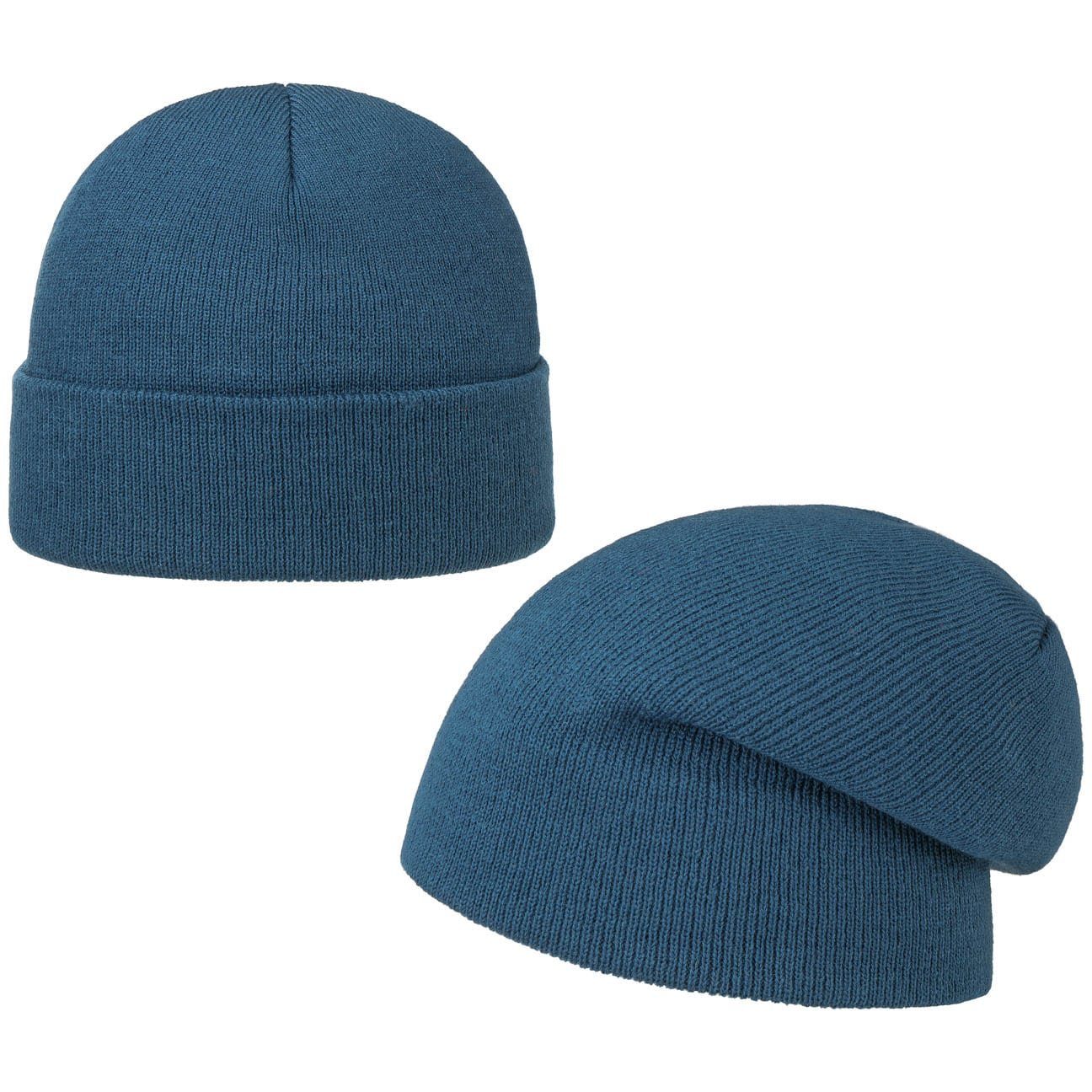 Atlantis Beanie (1-St) Mützen mit Umschlag petrol