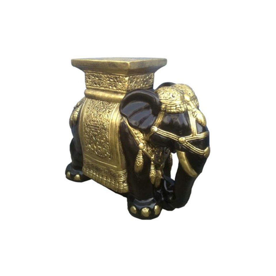 Xlmoebel Buddhafigur Deko Figur Elefant Statue Skulptur 45 cm für Tischdeko, Made in Europa