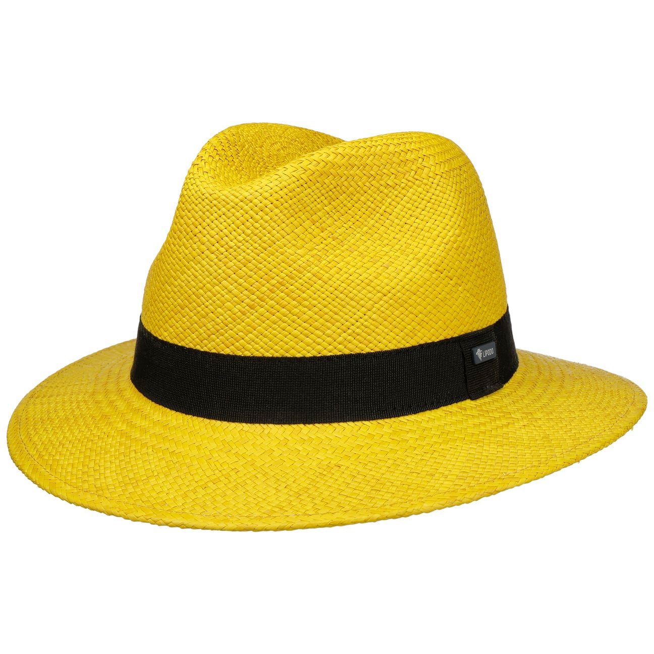 Lipodo Sonnenhut (1-St) Strohhut mit Ripsband, Made in Italy