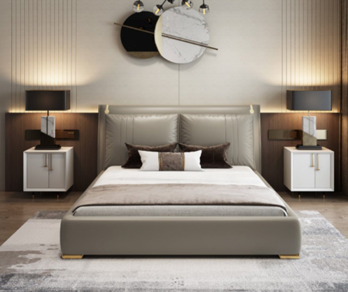 JVmoebel Bett Modern Schlafzimmer Bett Luxus Doppel 180x200 Möbel Betten Einrichtung (Bett), Made In Europe
