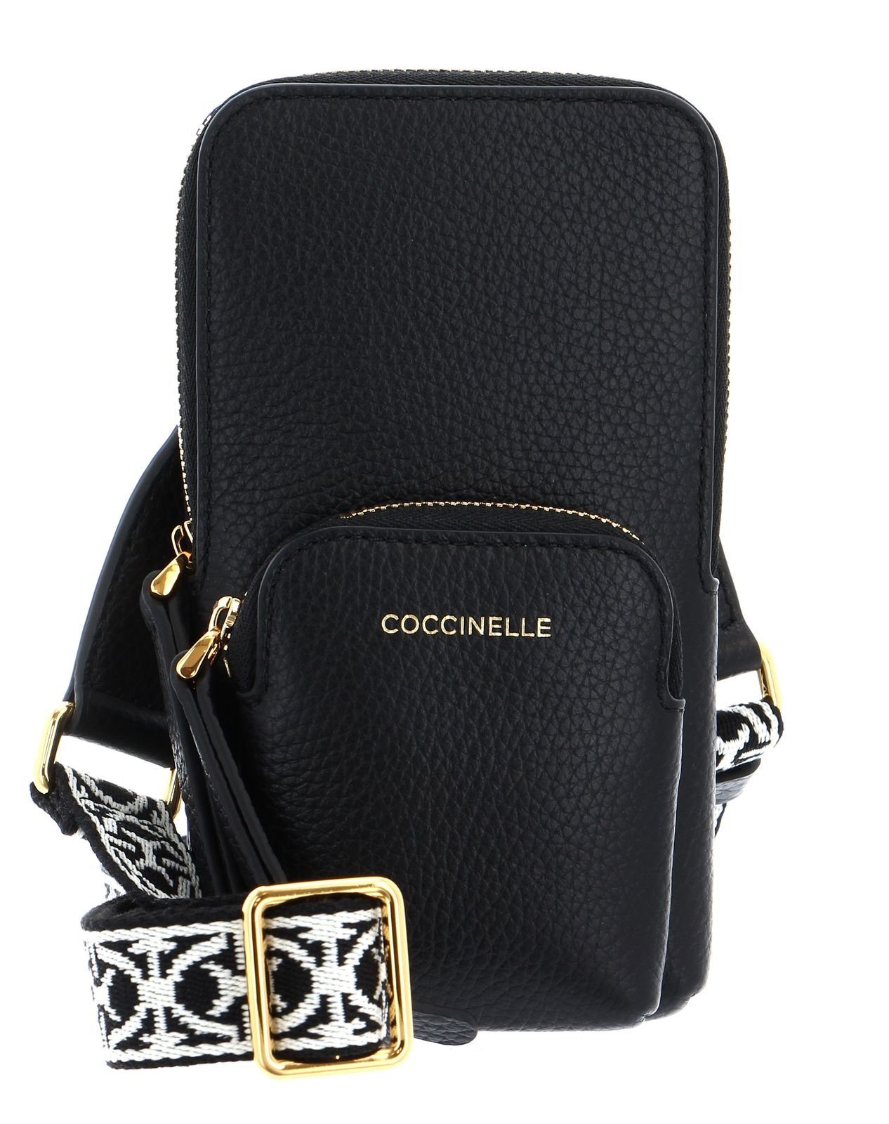 COCCINELLE Handytasche Hi-Tech Phone Bag, aus echtem Rindsleder