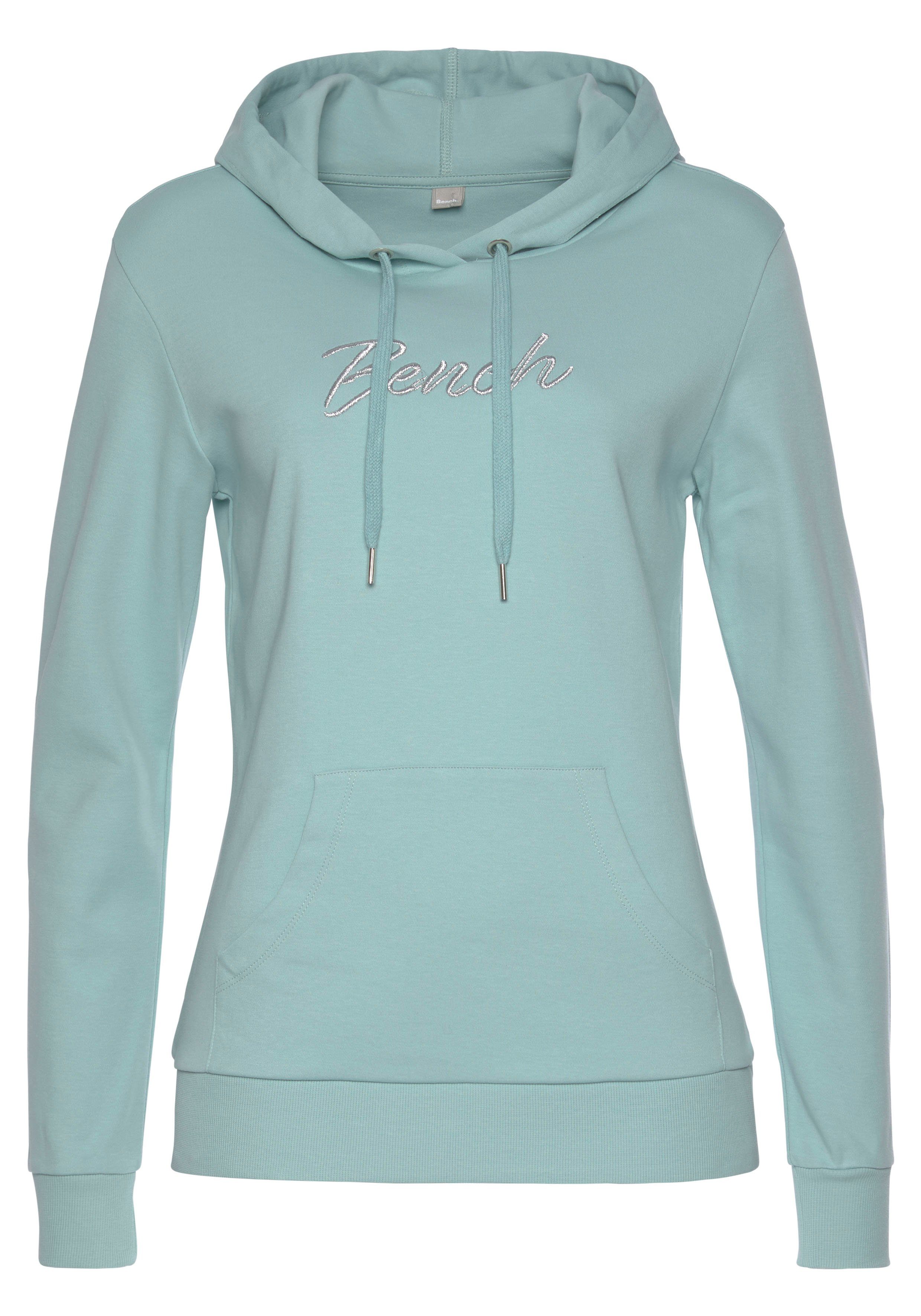 Bench. Loungewear Hoodie mit glänzender Logostickerei, Loungeanzug günstig online kaufen