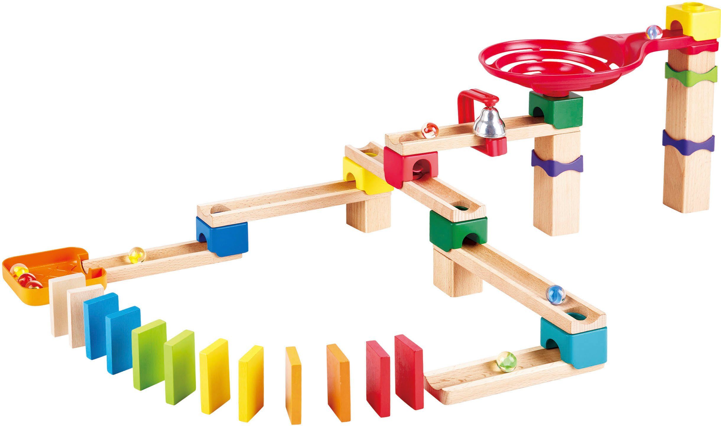 Hape Kugelbahn Zweispurige Murmelbahn mit Domino – Bild 2 von 5