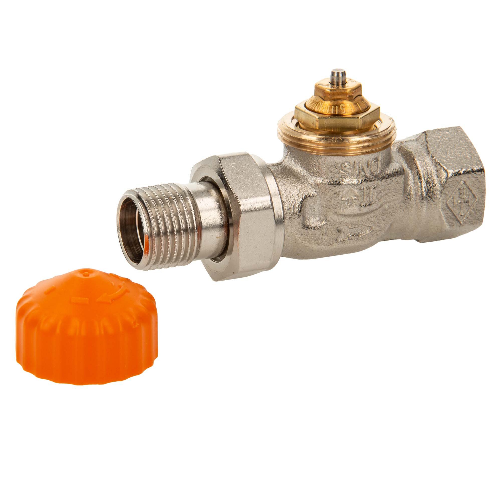 IMI Heimeier Heizkörperthermostat Thermostat-Ventilunterteil Eclipse, Durchgangsform, DN 15 - 1/2 Zoll