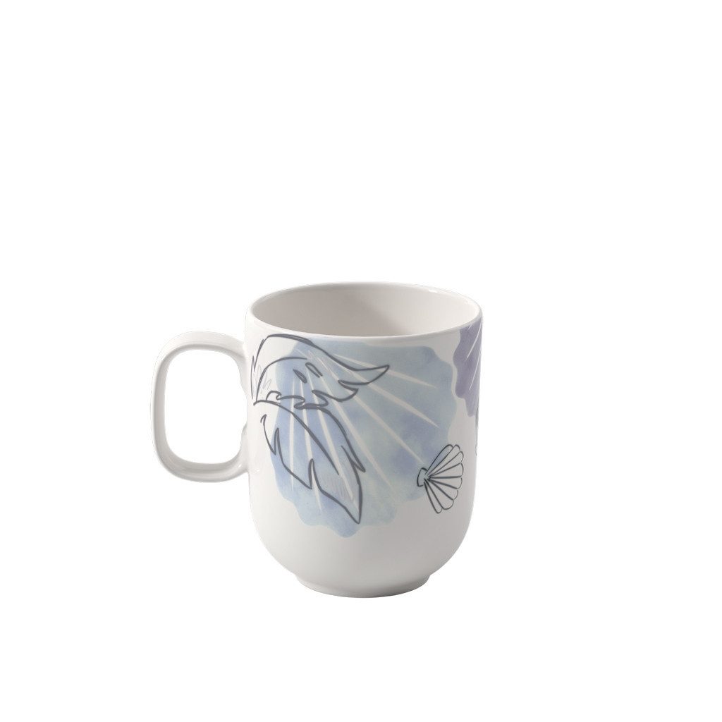 Villeroy & Boch Kinderbecher Disney Stitch Becher mit Henkel 280 ml 6er Set, 6-tlg., Porzellan