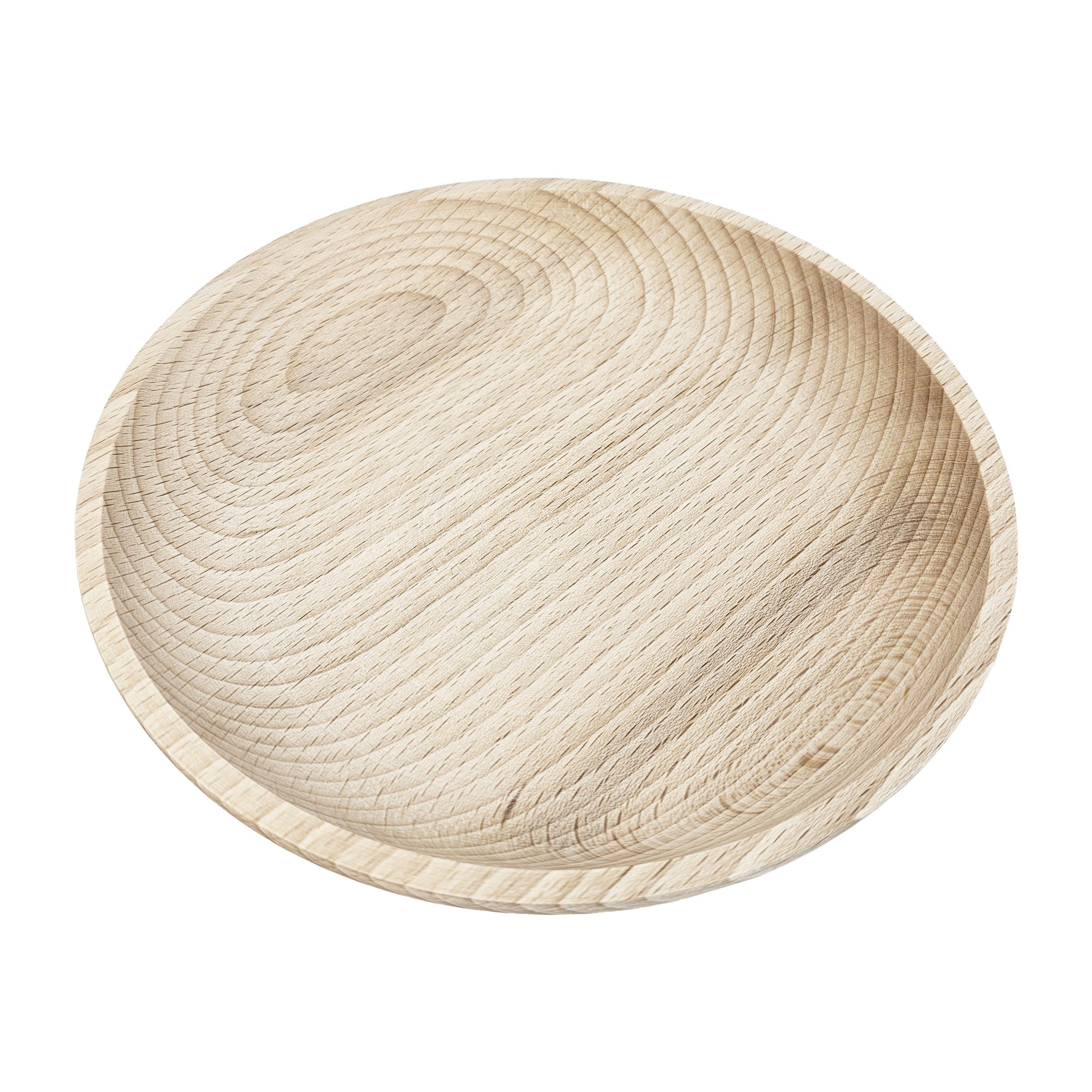 Hofmeister Dekoteller Holz Schüssel 17 cm Buche, unbehandelt
