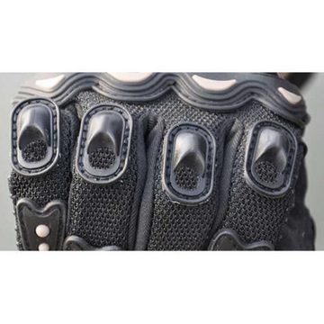 Trizand Motorradhandschuhe ShadowGrip XL - Schwarze Motorradhandschuhe für sichere Fahrten (1 Paar Motorradhandschuhe-Set, 1 Paar Motorradhandschuhe) Verstellbare Manschetten und rutschfeste Einsätze