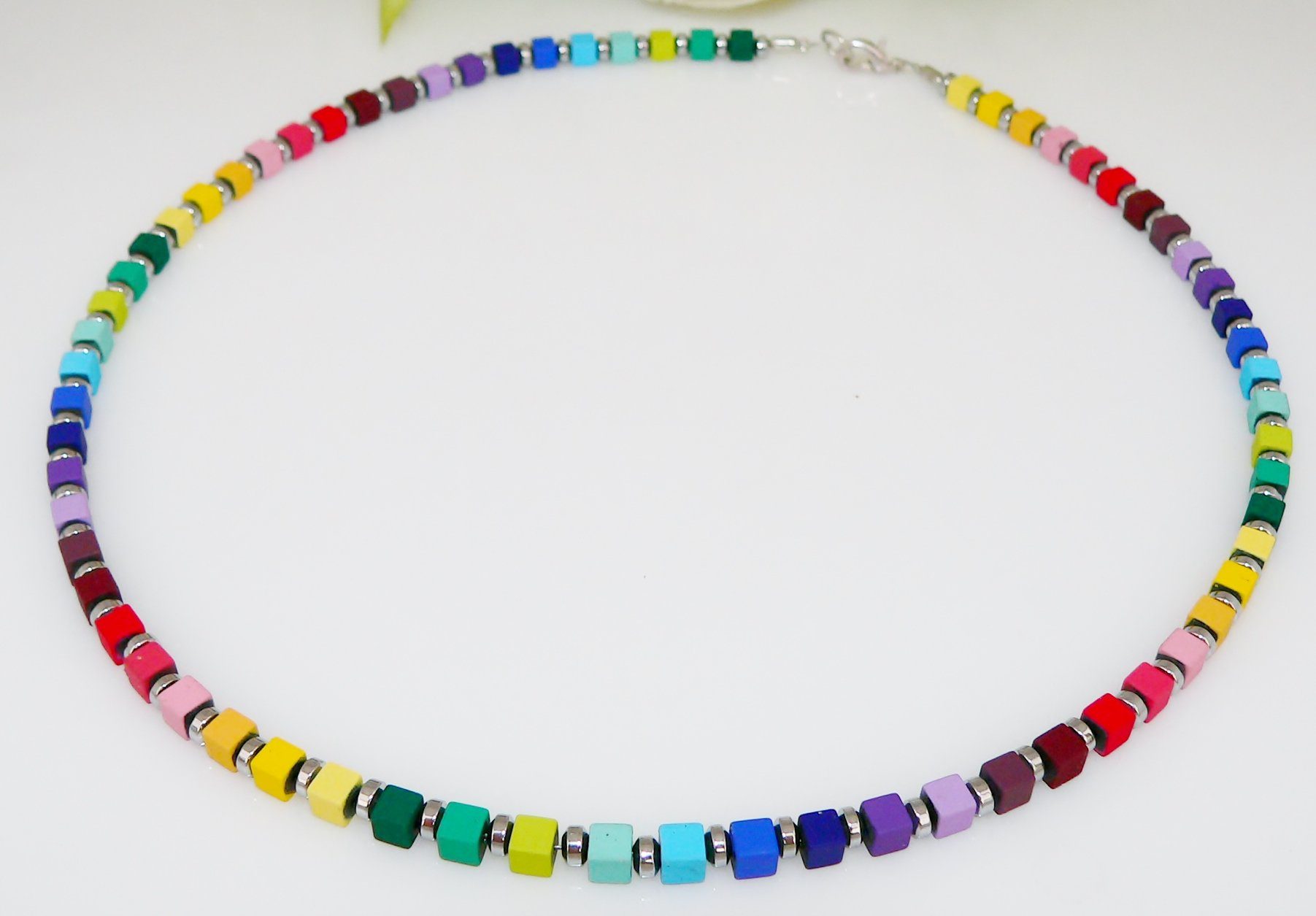Hawaiianische Blumenlei-Halskette, Bunt, 45,7 Cm – Perfekt Für Strandparty & Hula-Kostüm