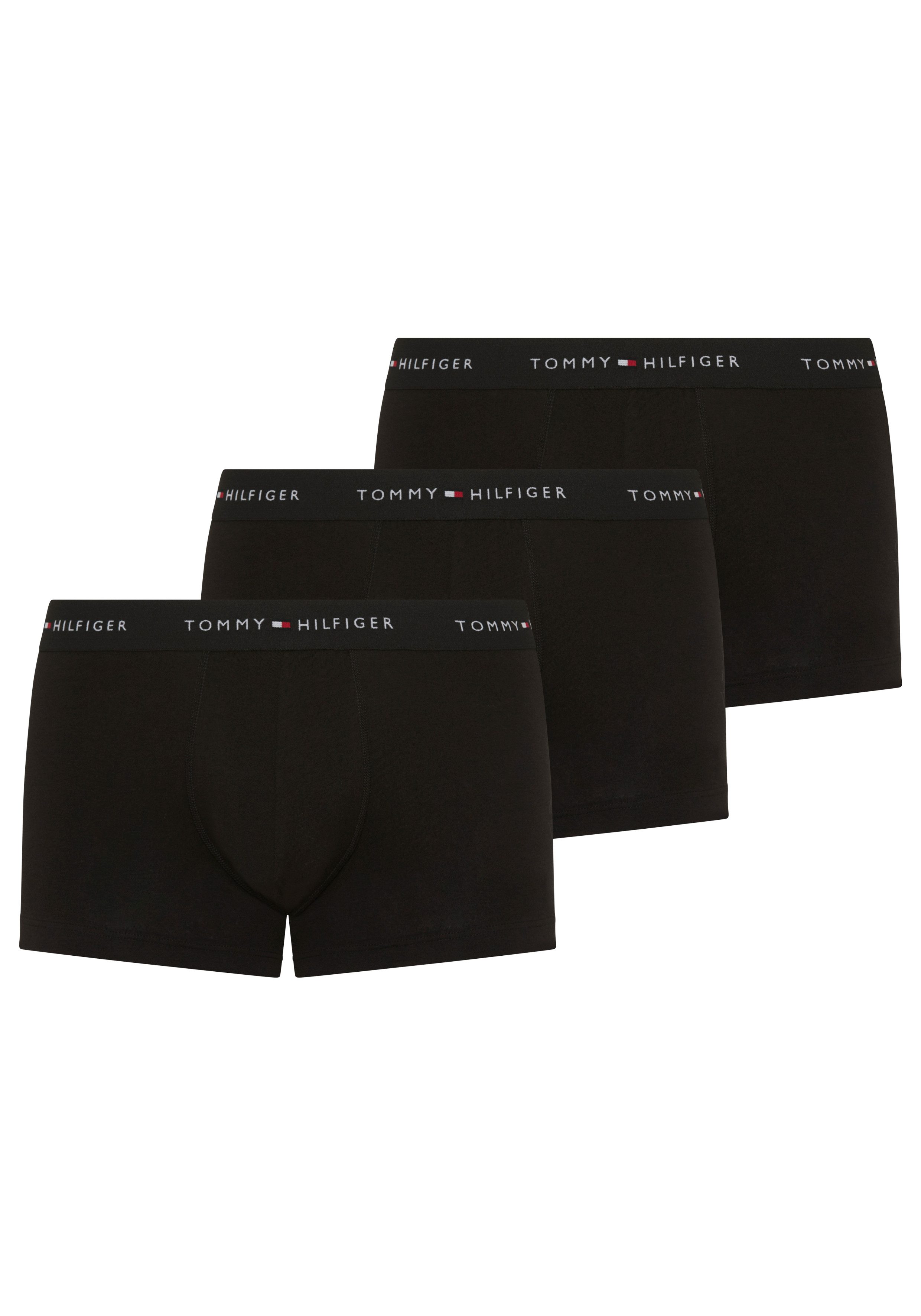 Tommy Hilfiger Underwear Trunk (3-St) Körpernahe Passform mit elastischem Bund