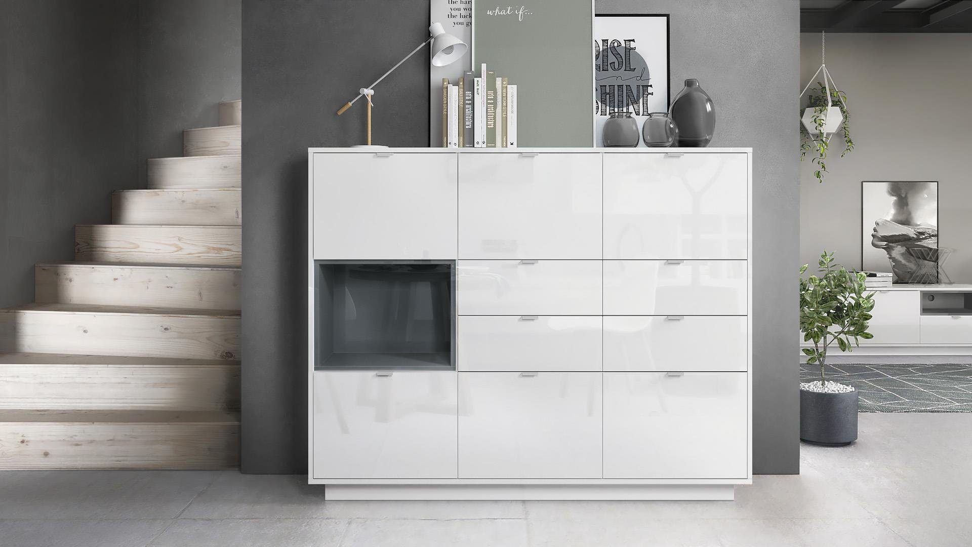 Vladon Highboard Metro V2 (Highboard, mit günstig online kaufen