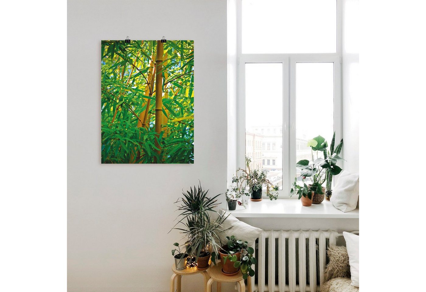 Artland Wandbild »Bambus Nahaufnahmen«, Gräser (1 Stück)-kaufen