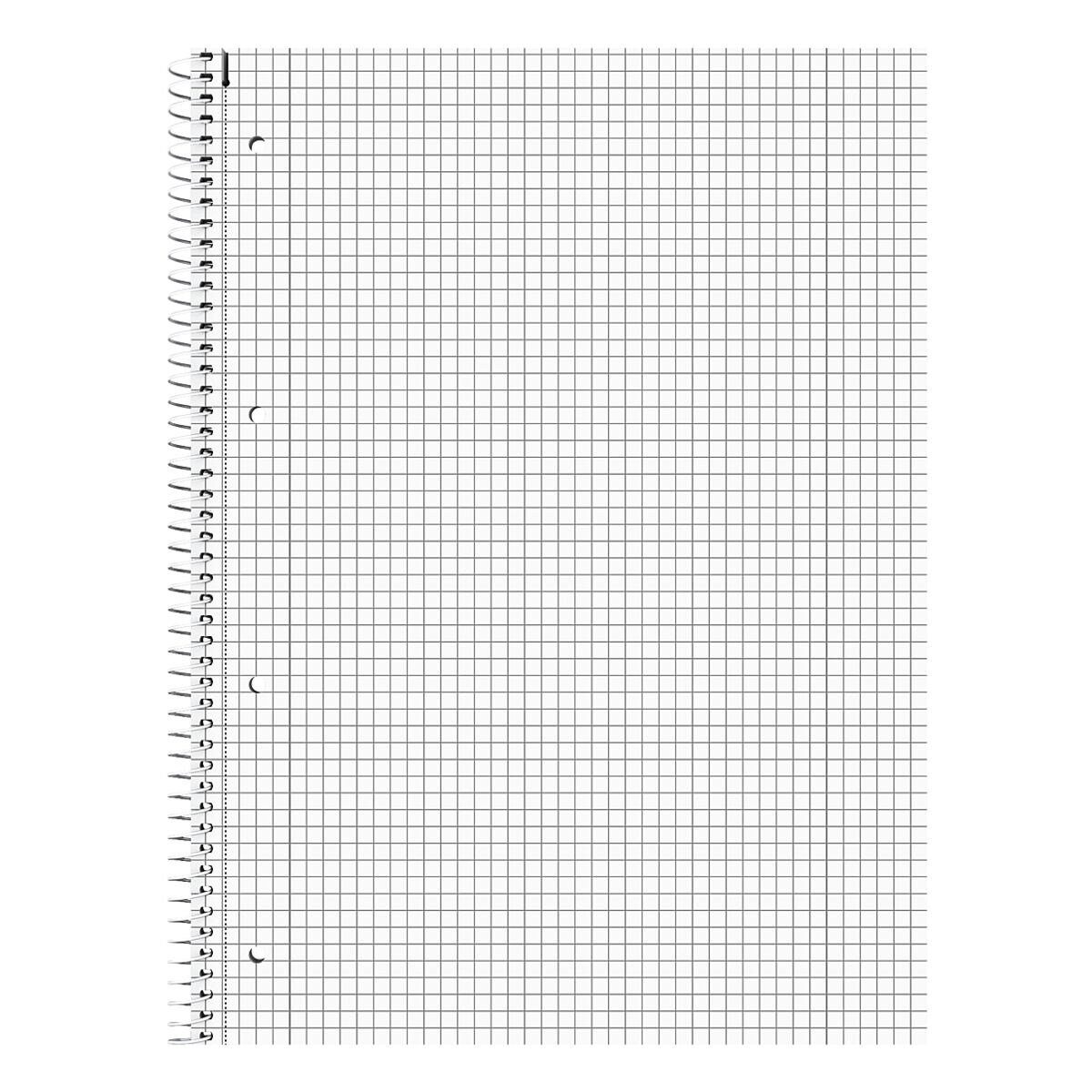 BRUNNEN Collegeblock Student Duo, A4 kariert und liniert, 80 Blatt, 4-fach Lochung, 70 g/m²