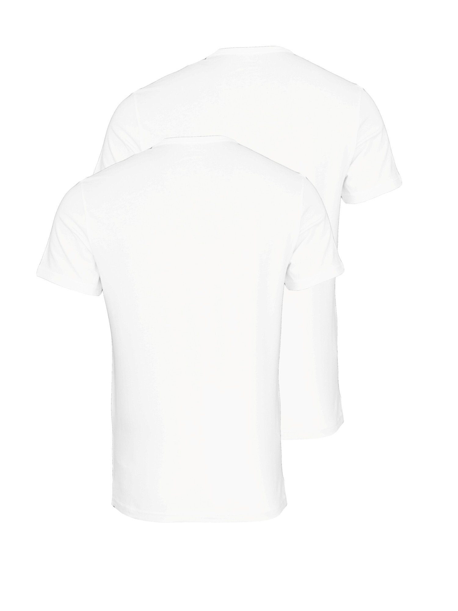 T-Shirt Armani T-Shirt Emporio 2 Pack Shortsleeve (2-tlg) Weiß