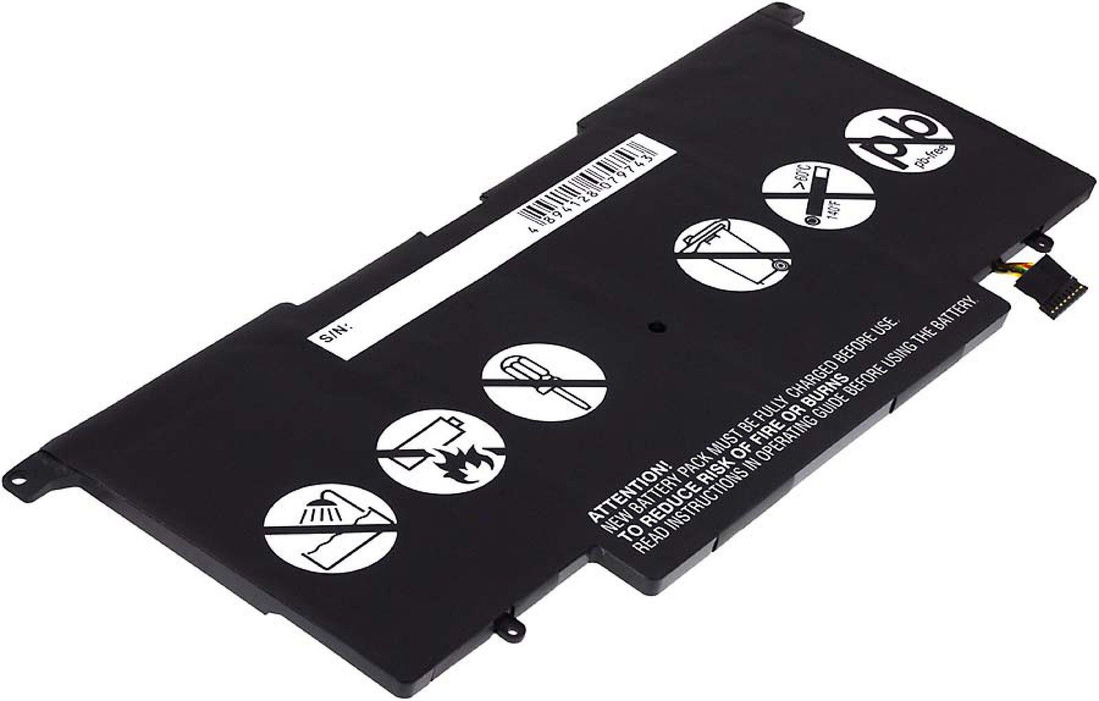 Powery Akku für Asus UX31A Laptop-Akku 6750 mAh (7.4 V)