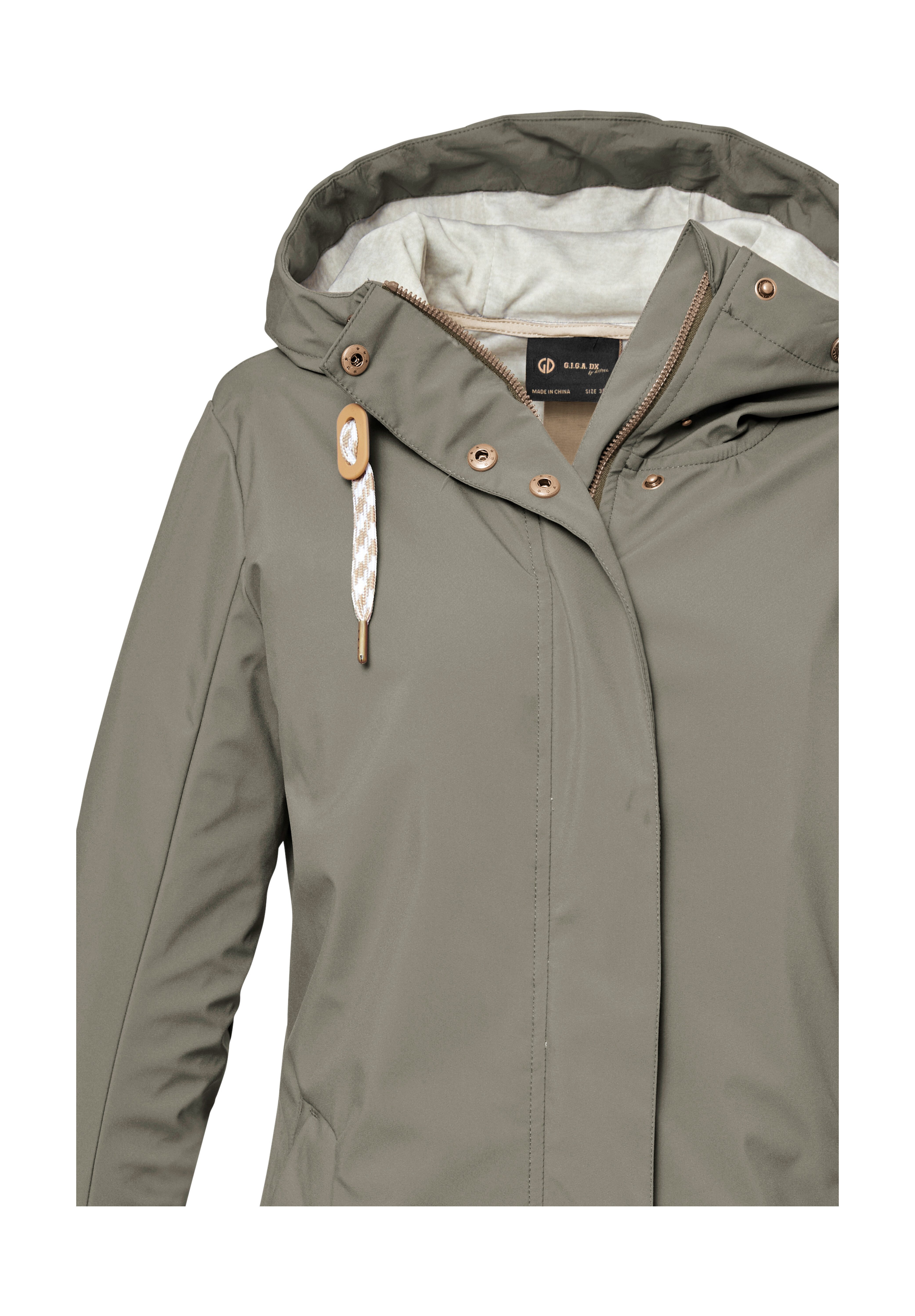 G.I.G.A. DX by killtec Softshellparka GS 16 WMN SFTSHLL PRK Wasserdichter, atmungsaktiver Parka aus recycelten Materialien