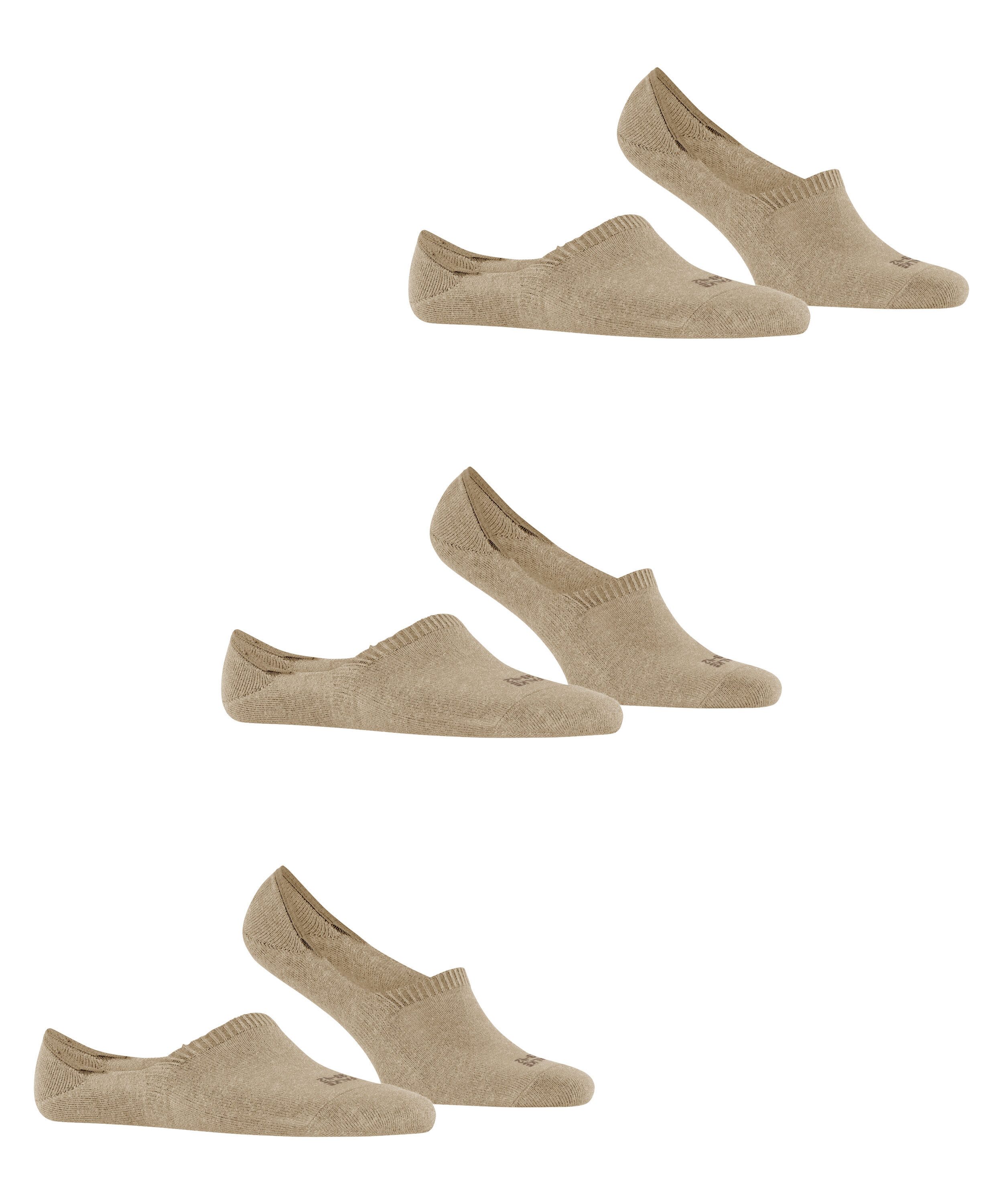 FALKE Füßlinge Step High Cut 3-Pack Füßlinge (3-Paar) aus bewusster Garnkomposition