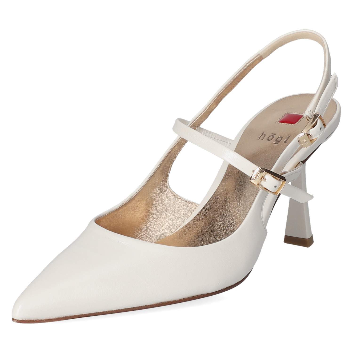 Högl Högl 11079130300 Damen Glattleder weiss Slingpumps günstig online kaufen