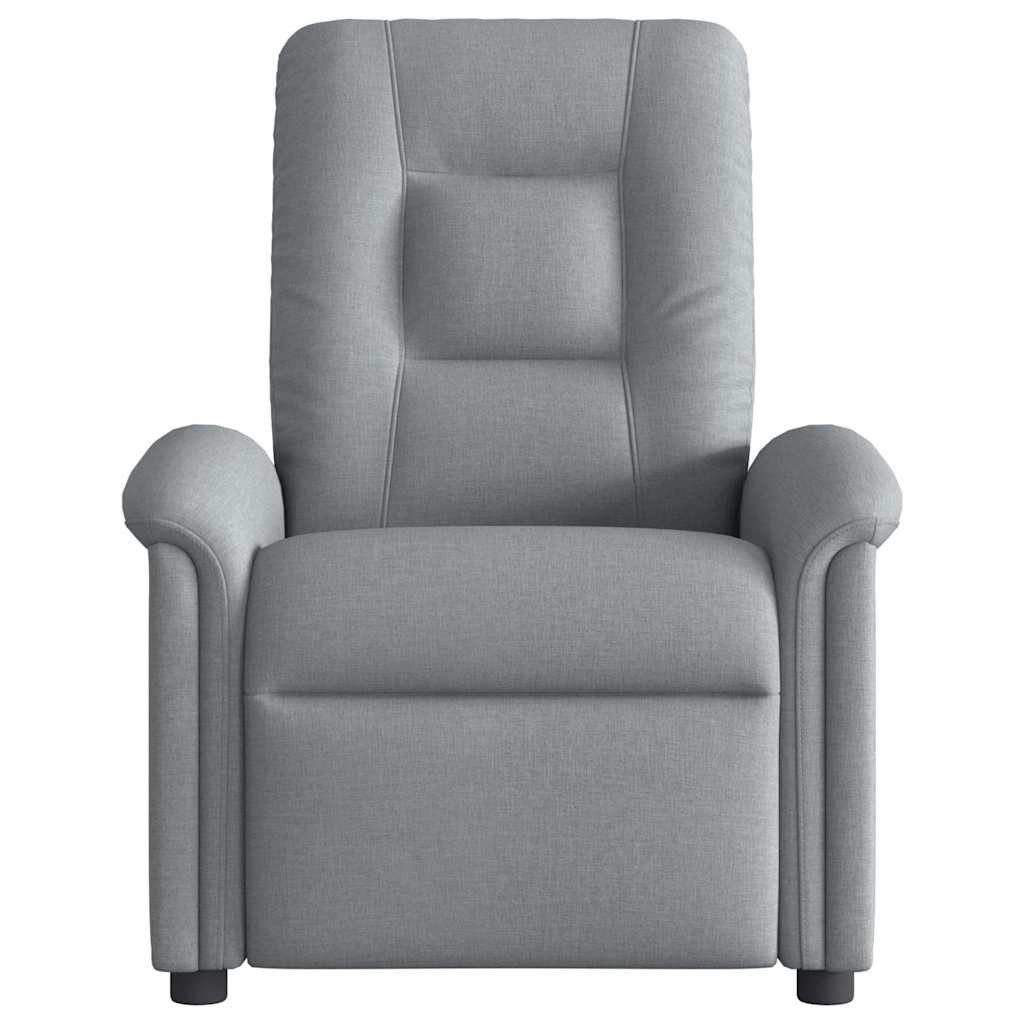 vidaXL Sessel Relaxsessel Hellgrau Stoff (1-St) günstig online kaufen