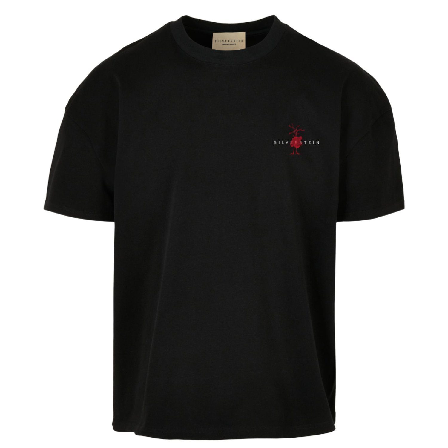 SILVERSTEIN OFFICIAL Oversize-Shirt Black Red Titan Herren Damen Unisex T-shirt hinten und Vorne mit Motive