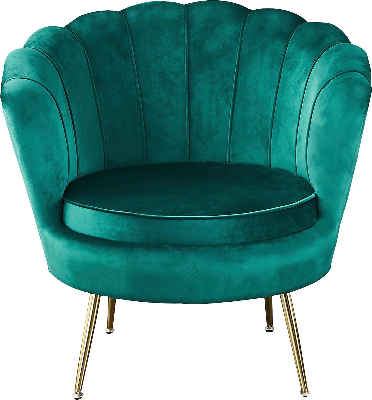 SalesFever Loungesessel Clam - Design Кресла, Prachtvoll extravagantes Design im Muschel-Look