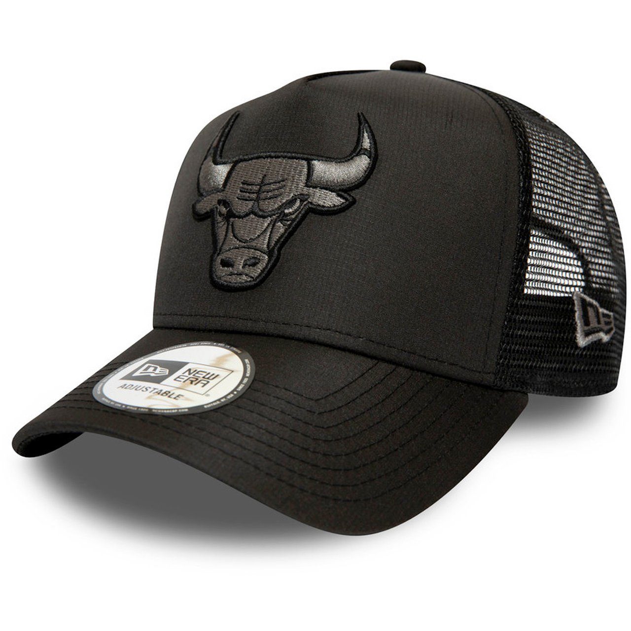 New Era Trucker Cap AFrame Trucker RIPSTOP Chicago Bulls