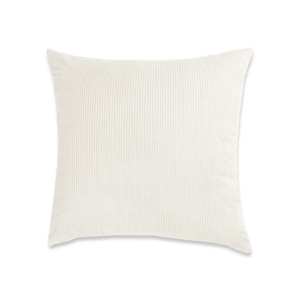 REALLaxx Dekokissen Antje Cord Kissen, 45x45 / 50x70cm, gestreifter Cord Kissenbezug inkl. Füllung
