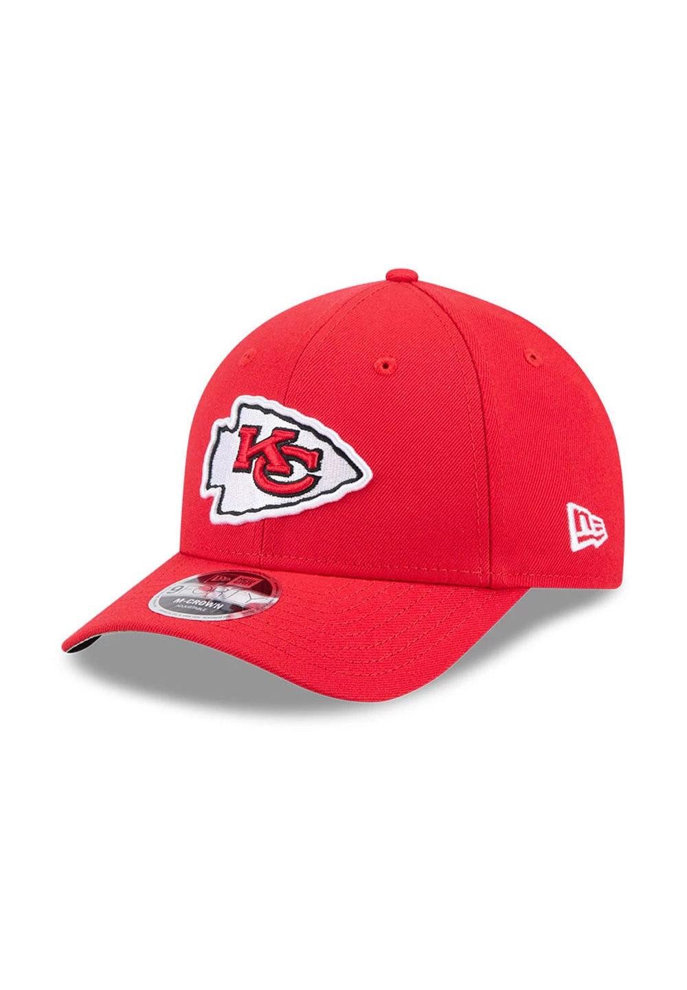 New Era Baseball Cap Kansas City Chiefs NFL 9Forty Adjustable M-Crown New Era Cap Rot (1-St)