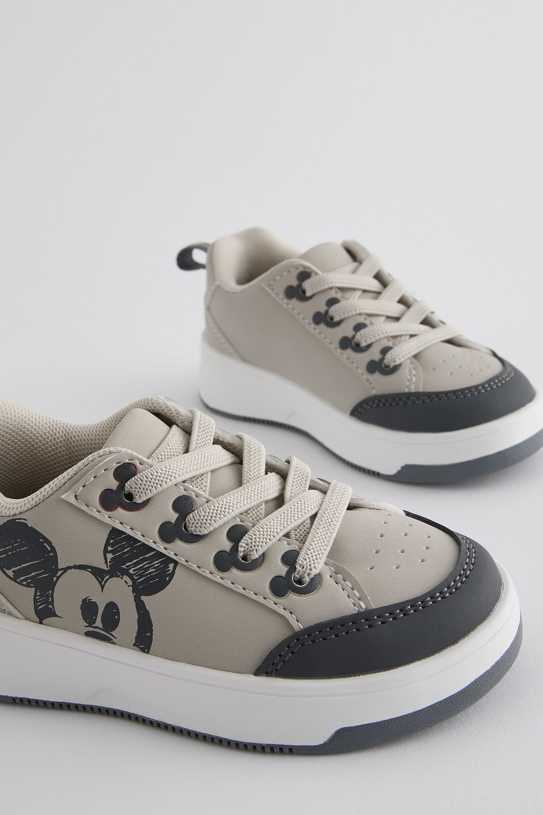 Next Mickey Mouse Sneaker mit elastischer günstig online kaufen