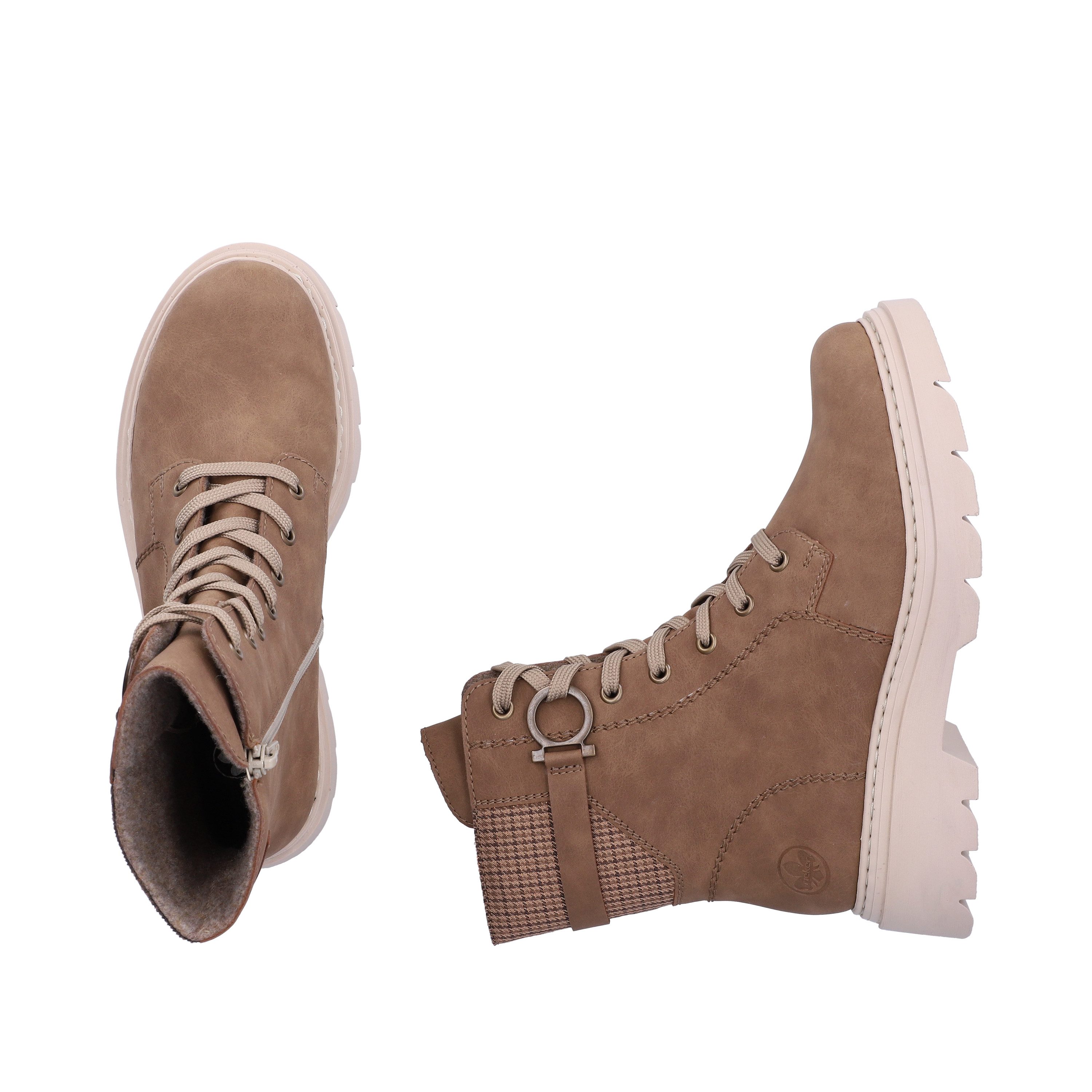 Rieker Schnürboots Schnürstiefelette mit markanter Laufsohle – Bild 3 von 5