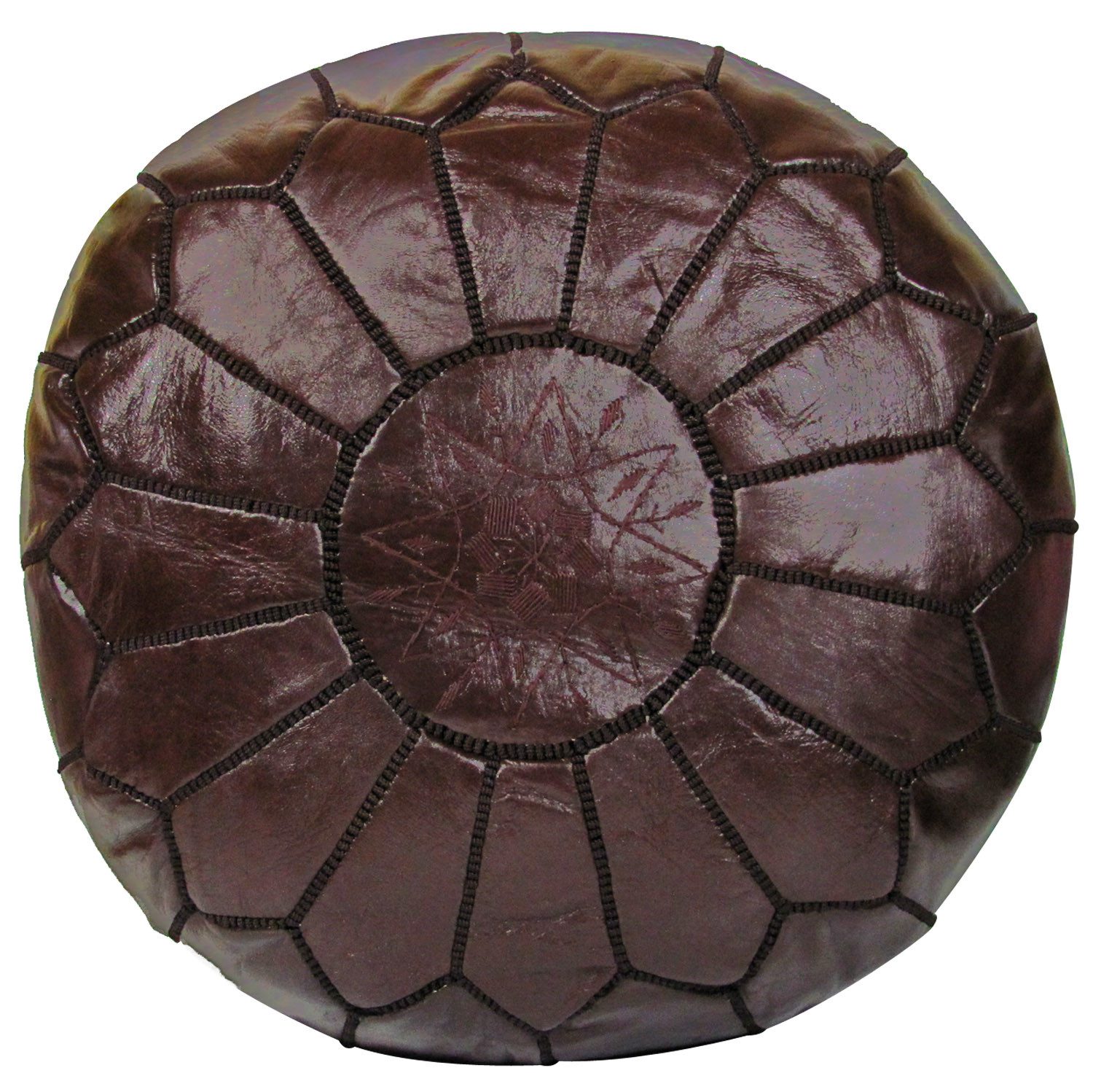 ALMADIH Pouf Leder Pouf Marokkanischer Echtleder günstig online kaufen