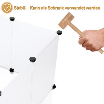 Randaco Freigehege Freigehege für Kleintiere, variabler Aufbau DIY Kaninchen Weiß