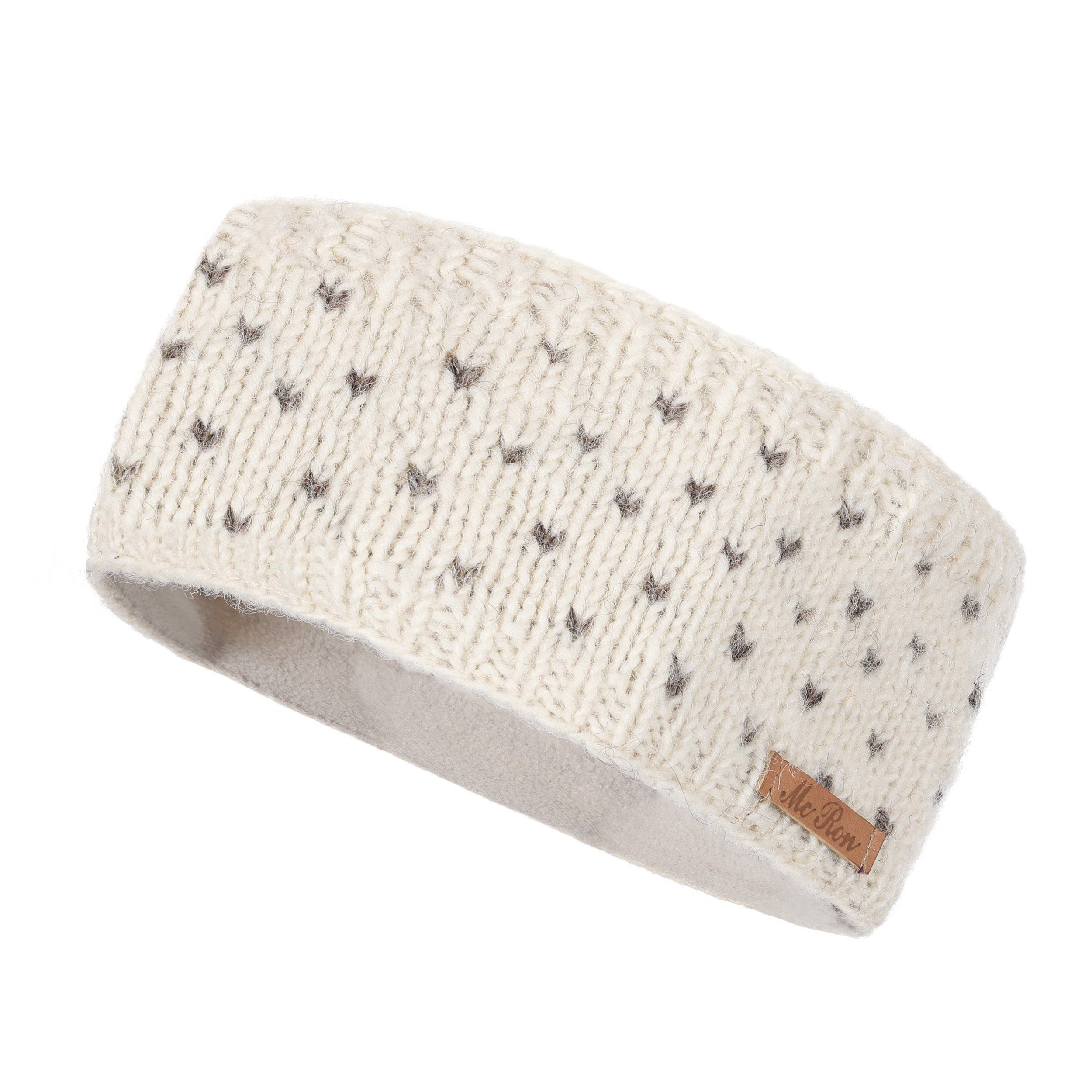 McRon Stirnband Modell Nadja gefüttert mit Fleece, hoher Schurwollanteil günstig online kaufen