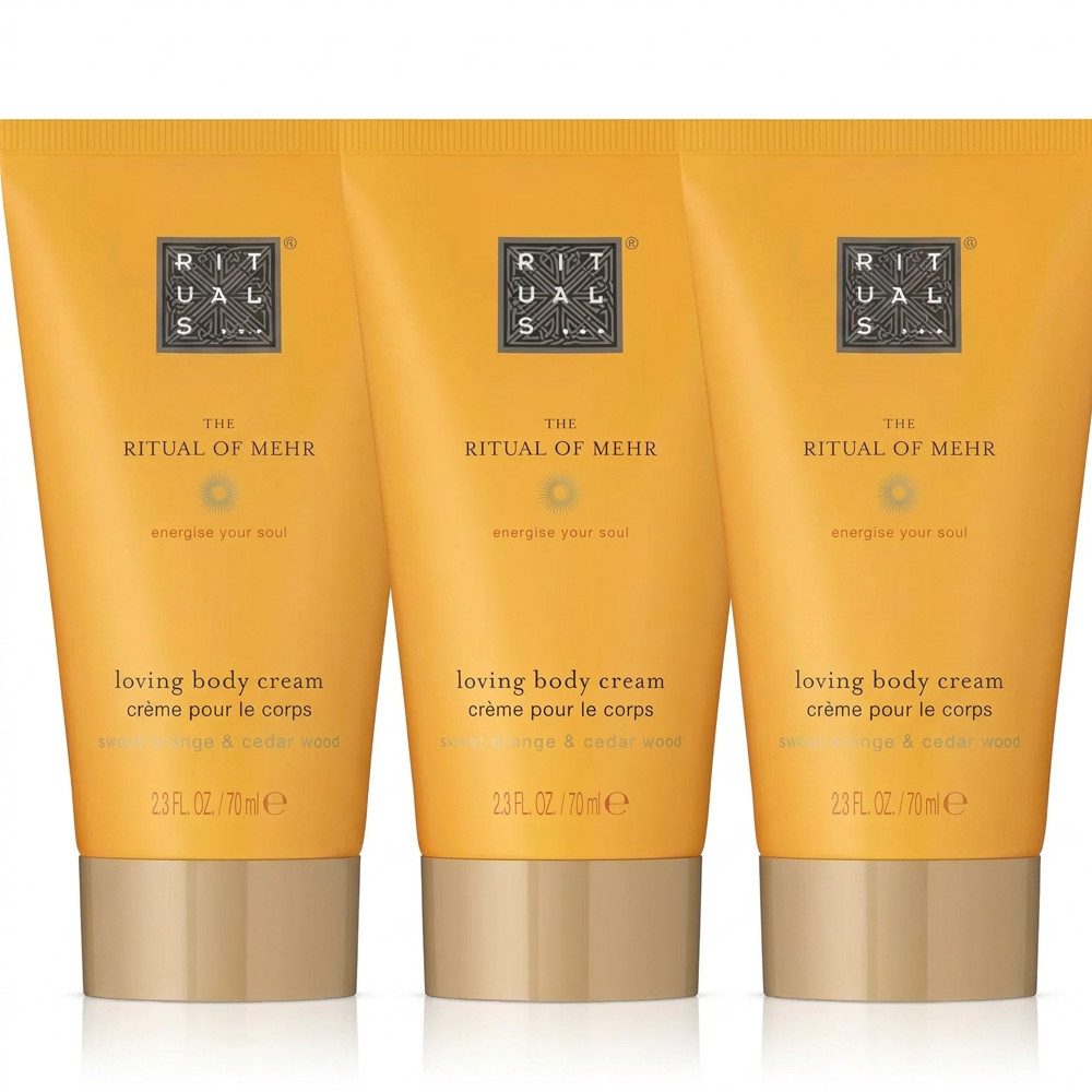 Rituals Körpercreme Rituals The Ritual Of Mehr Body Cream 3er Set, 1-tlg., Vorteilspack mit nährender Körpercreme