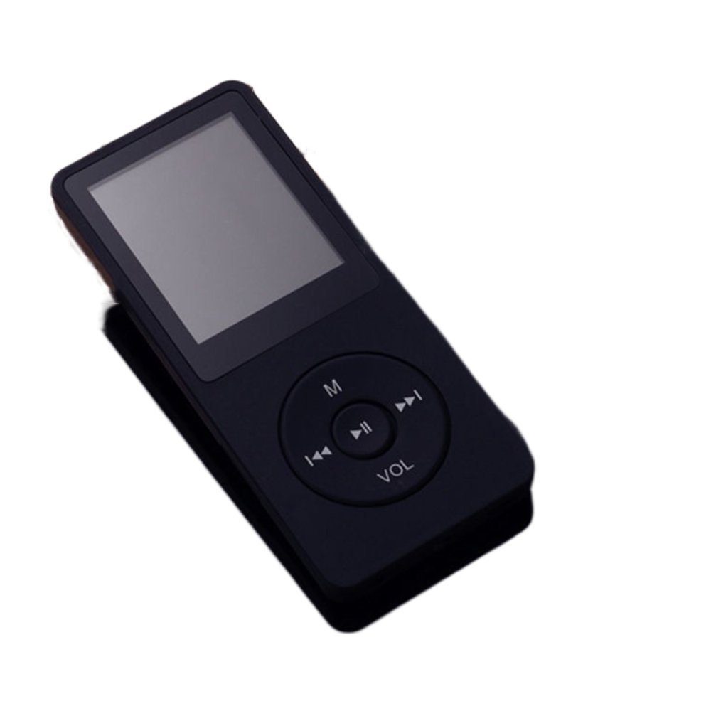 MP3 GelldG 60 Stunden Bildschirm, Musik MP3 8GB Player schwarz 1,8 Player, MP3-Player Zoll mit