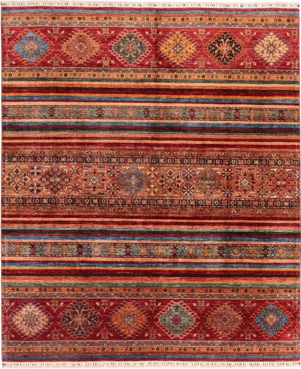 Orientteppich Arijana Shaal 260x302 Handgeknüpfter Orientteppich, Nain Trading, rechteckig, Höhe: 5 mm
