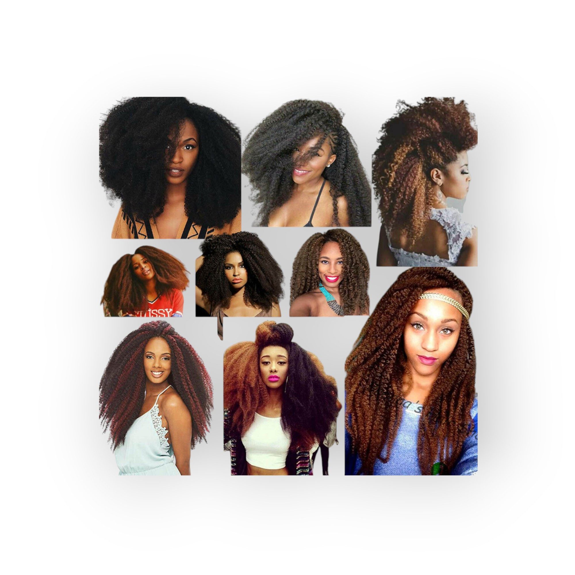 HC Kunsthaar-Extension Afro Kinky Hair Bulk Marley Twist Hair Dreadlock Extensions Spring