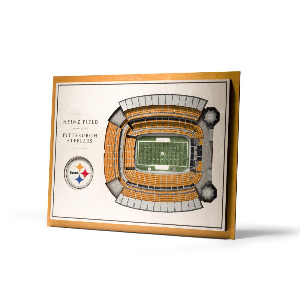 Pittsburgh Steelers Wanddekoobjekt Pittsburgh Steelers 5-Layer 3D Stadium View