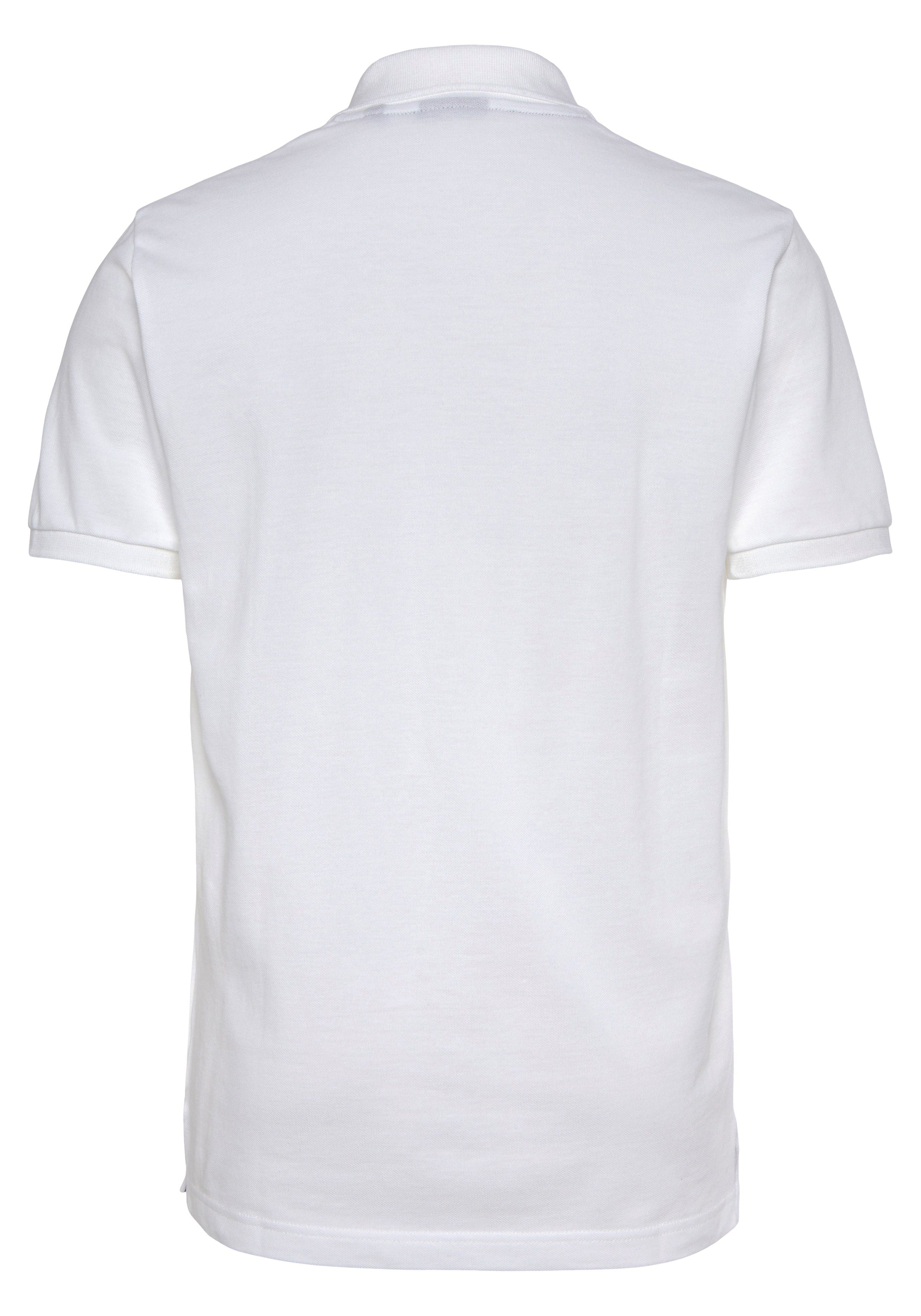 Gant Poloshirt MD. KA PIQUE RUGGER weiß Smart Shirt, Regular Qualität Piqué-Polo Premium Casual, Fit